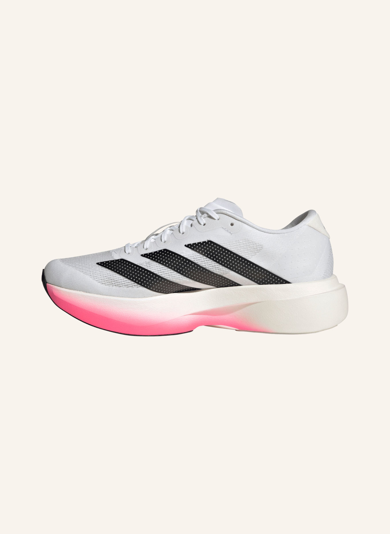 adidas Laufschuhe ADIZERO EVO SL: WEISS / NEONROT / SCHWARZ