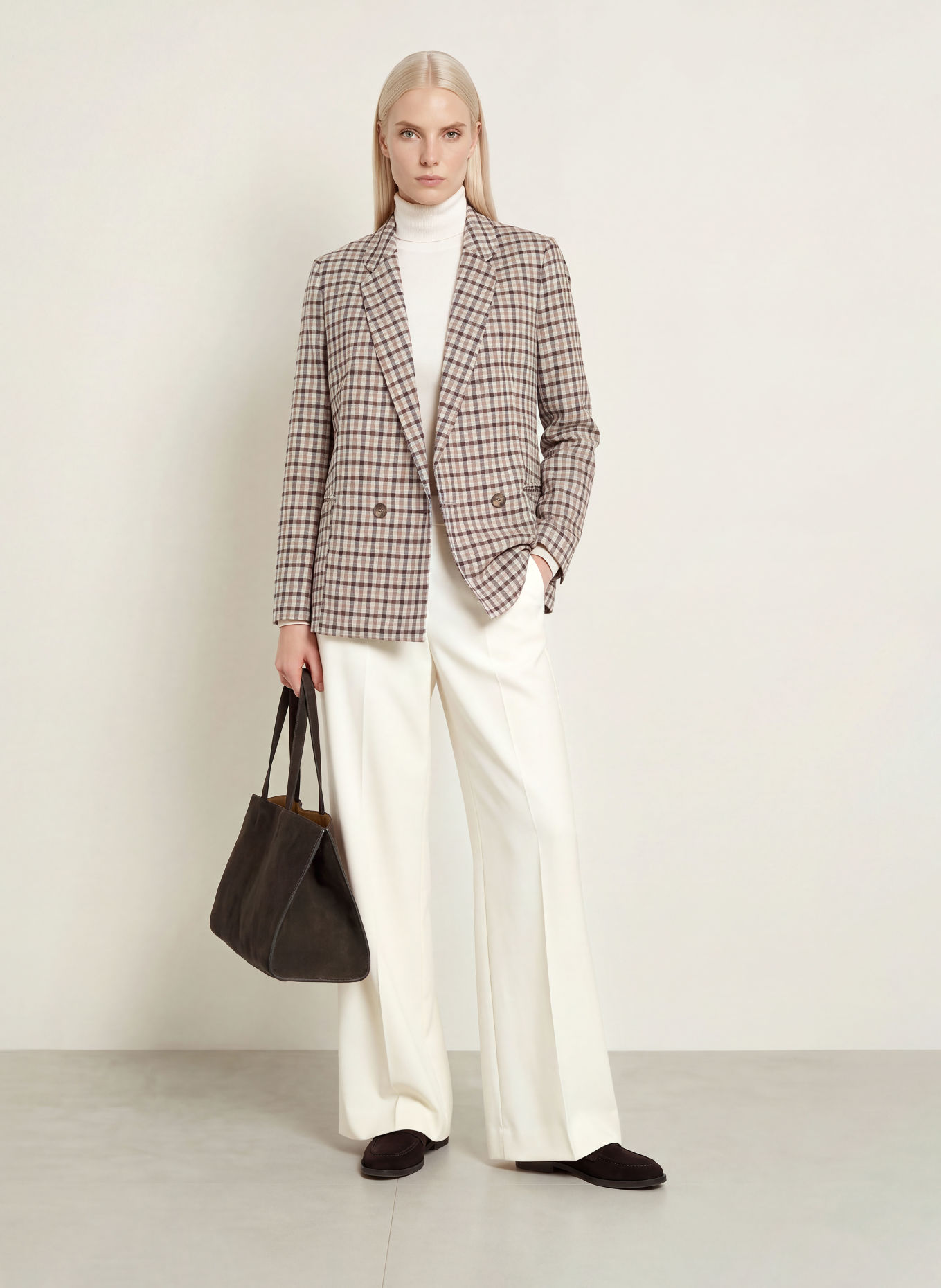 s.Oliver Blazer: BEIGE / DUNKELBRAUN