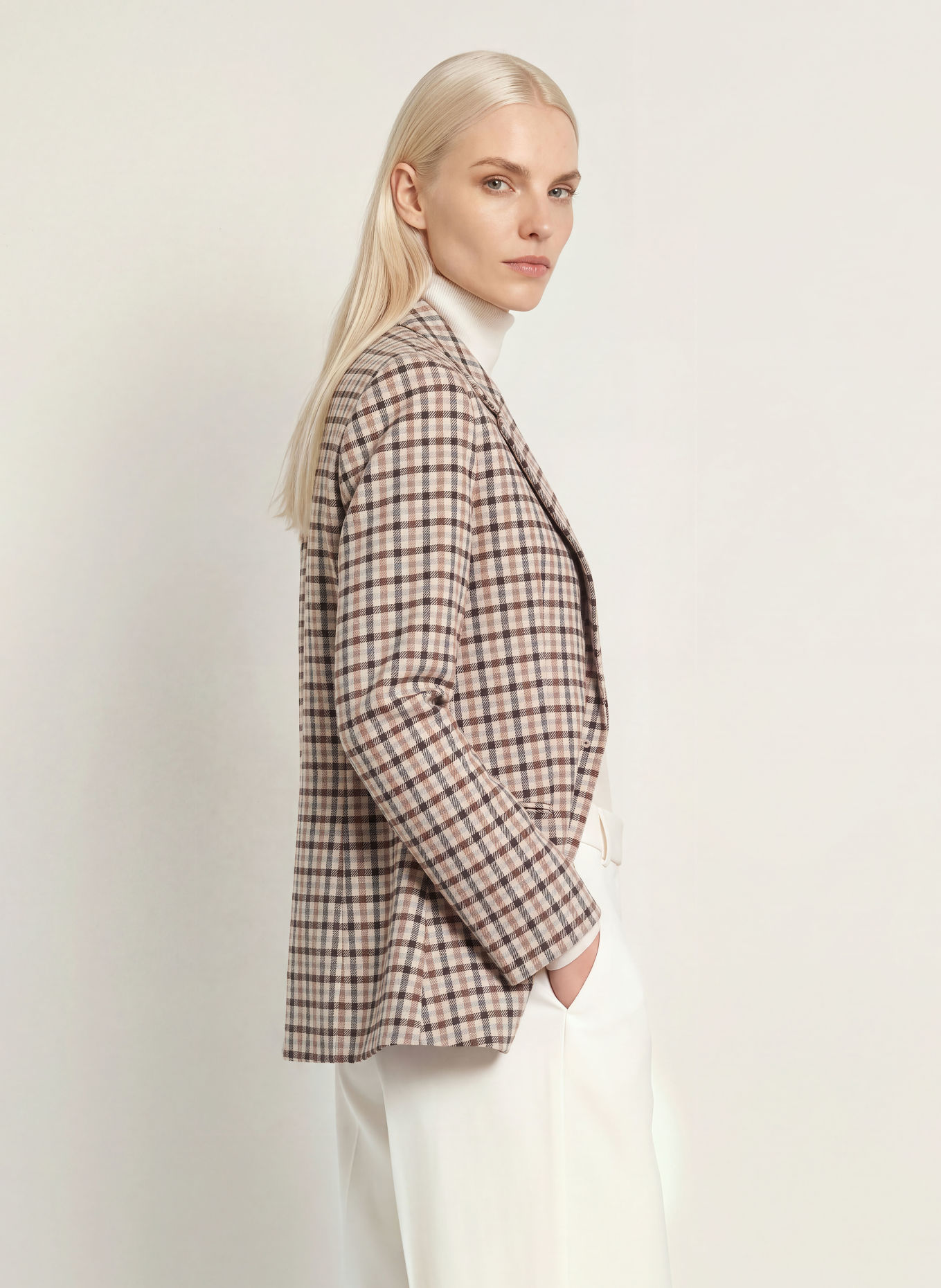 s.Oliver Blazer: BEIGE / DUNKELBRAUN