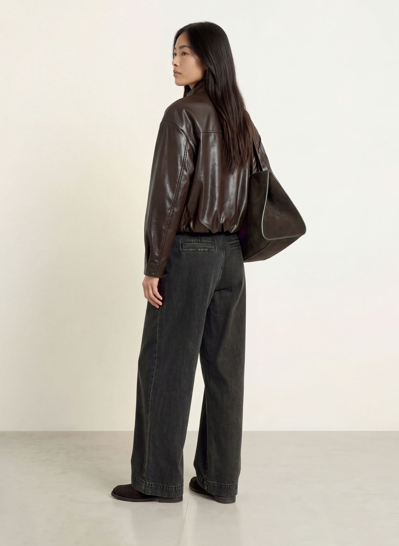 s.Oliver Wide Leg Jeans: 97Y6 GREY/BLACK