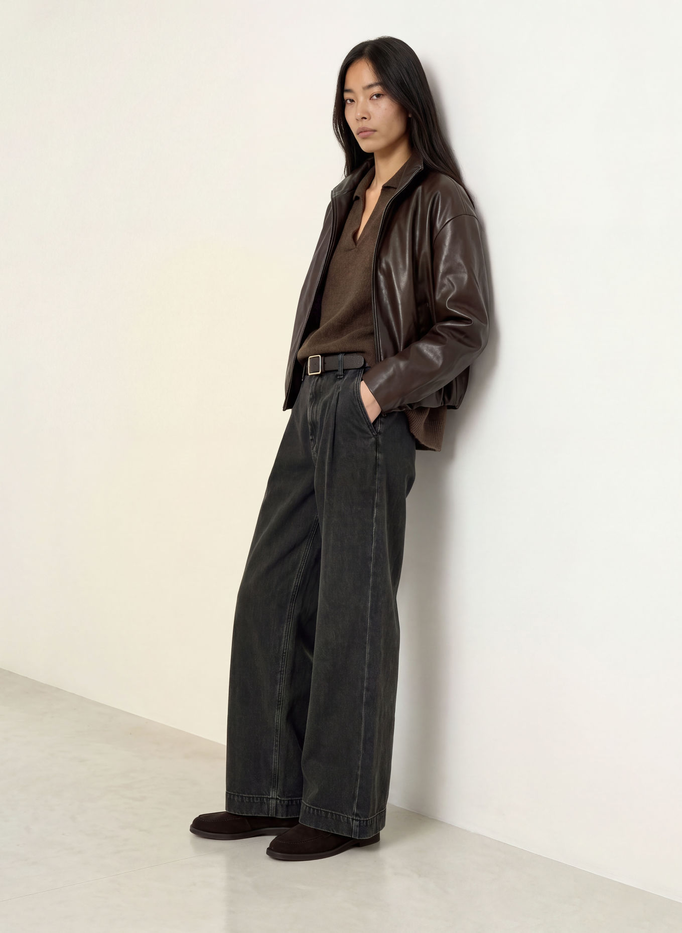 s.Oliver Wide Leg Jeans: 97Y6 GREY/BLACK