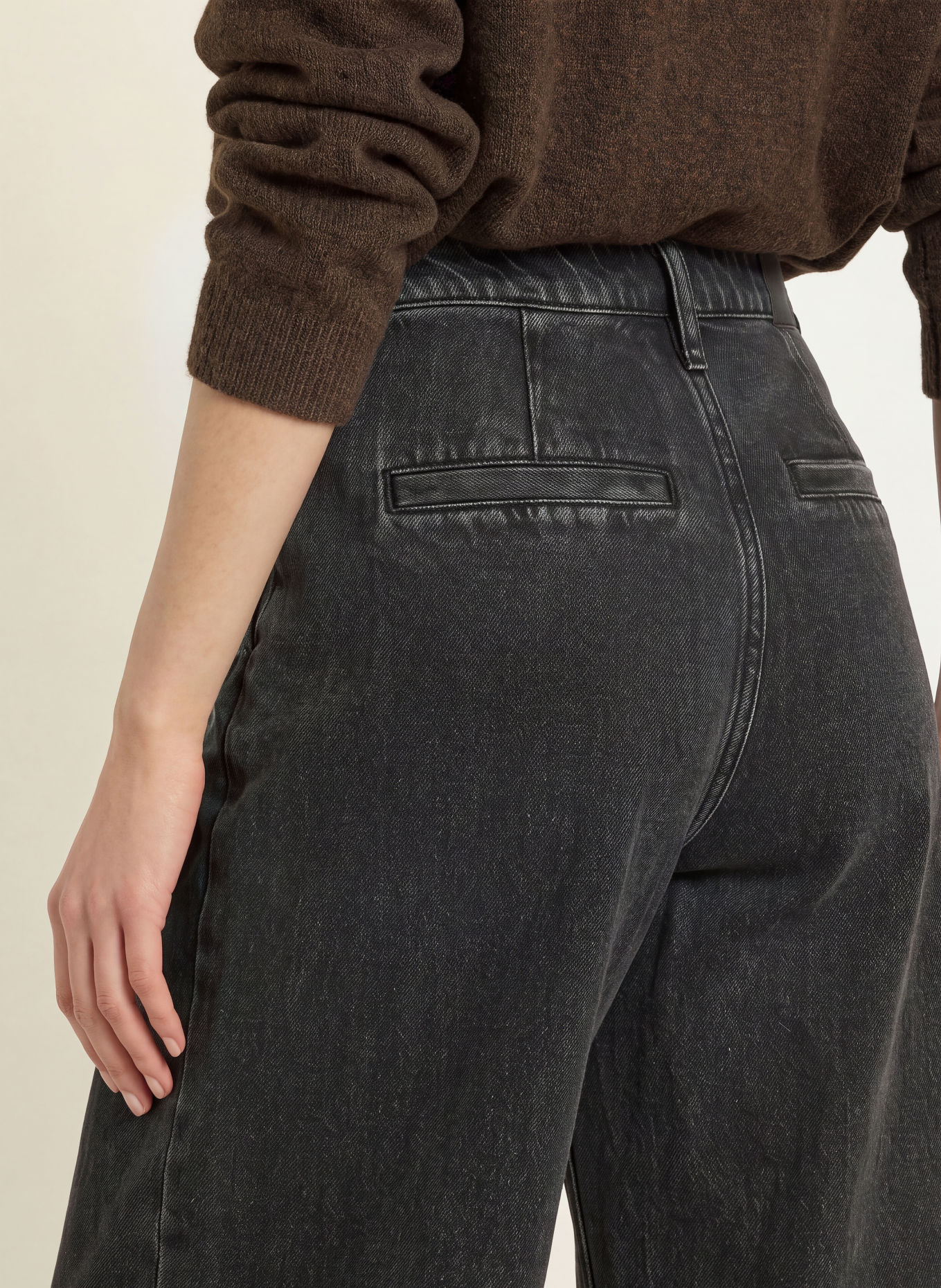s.Oliver Wide Leg Jeans: 97Y6 GREY/BLACK