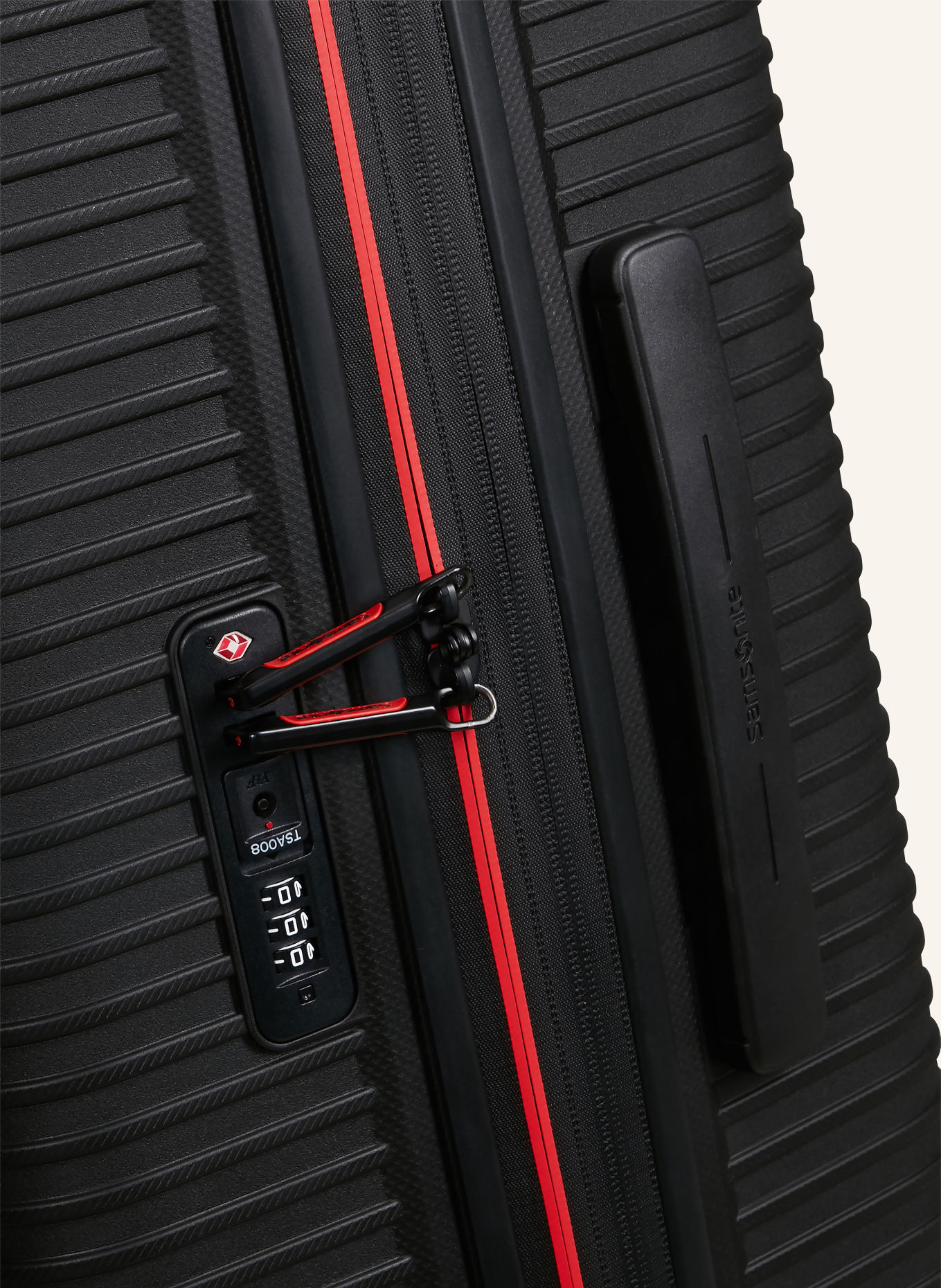 Samsonite Valise à roulettes SPINNER PRODIVER: NOIR / ROUGE