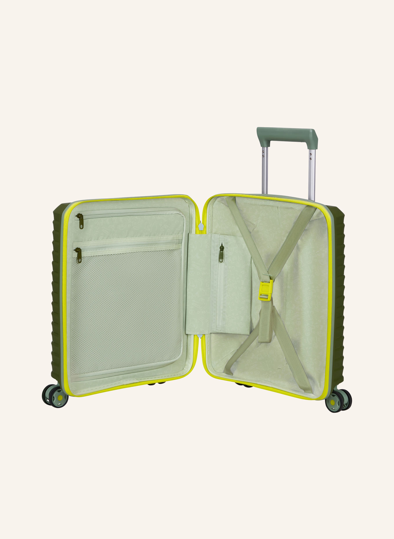 Samsonite Trolley SPINNER KIDZJOY: DUNKELGRÜN