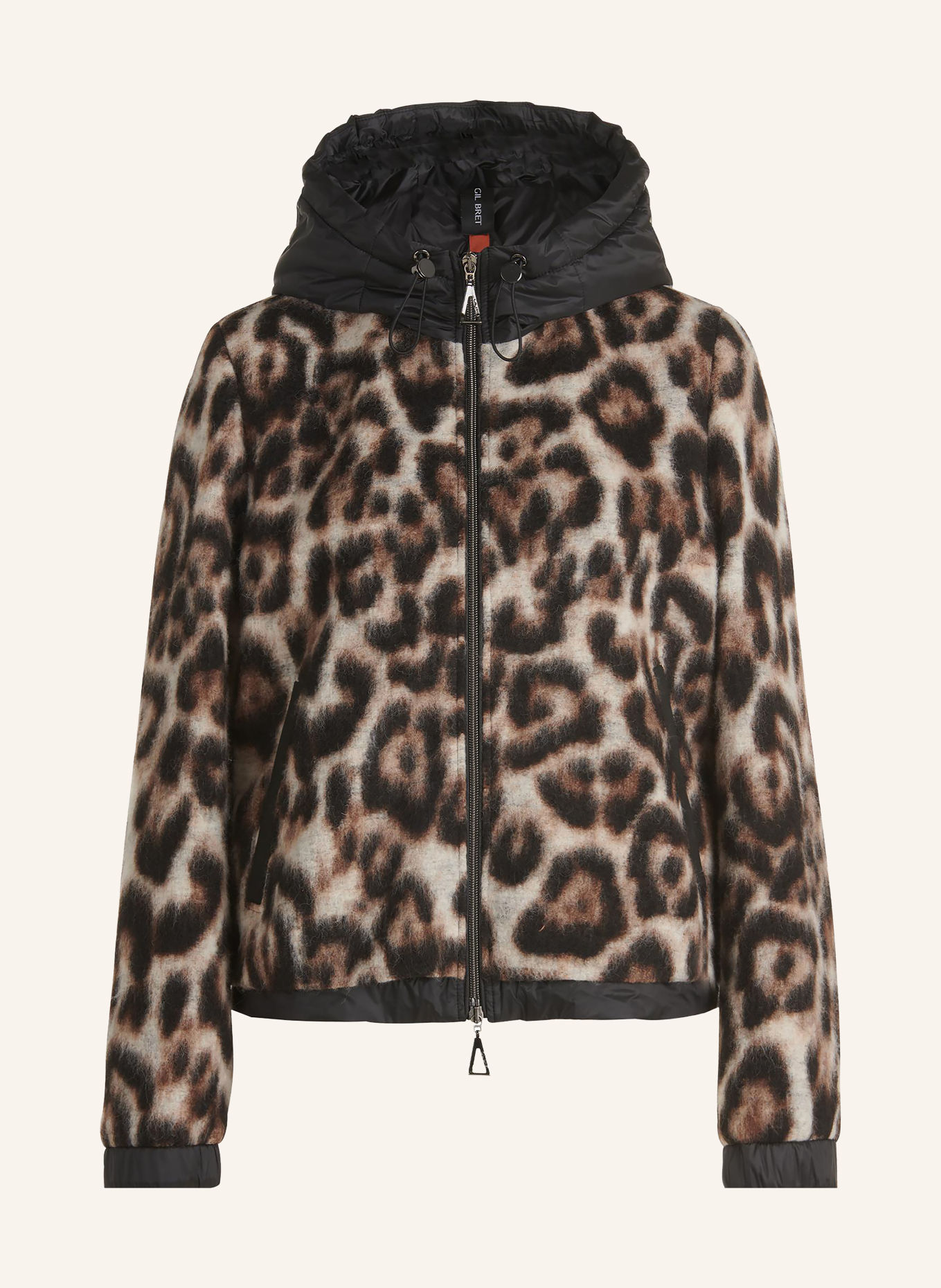GIL BRET Jacket: BEIGE / CAMEL / DARK GRAY