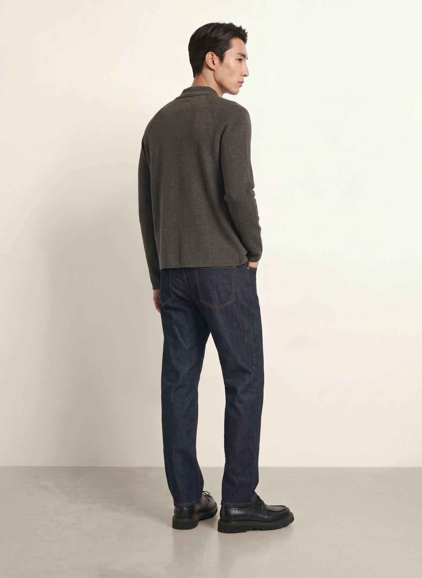 REISS FITZWILLIAM Cardigan: DARK GRAY