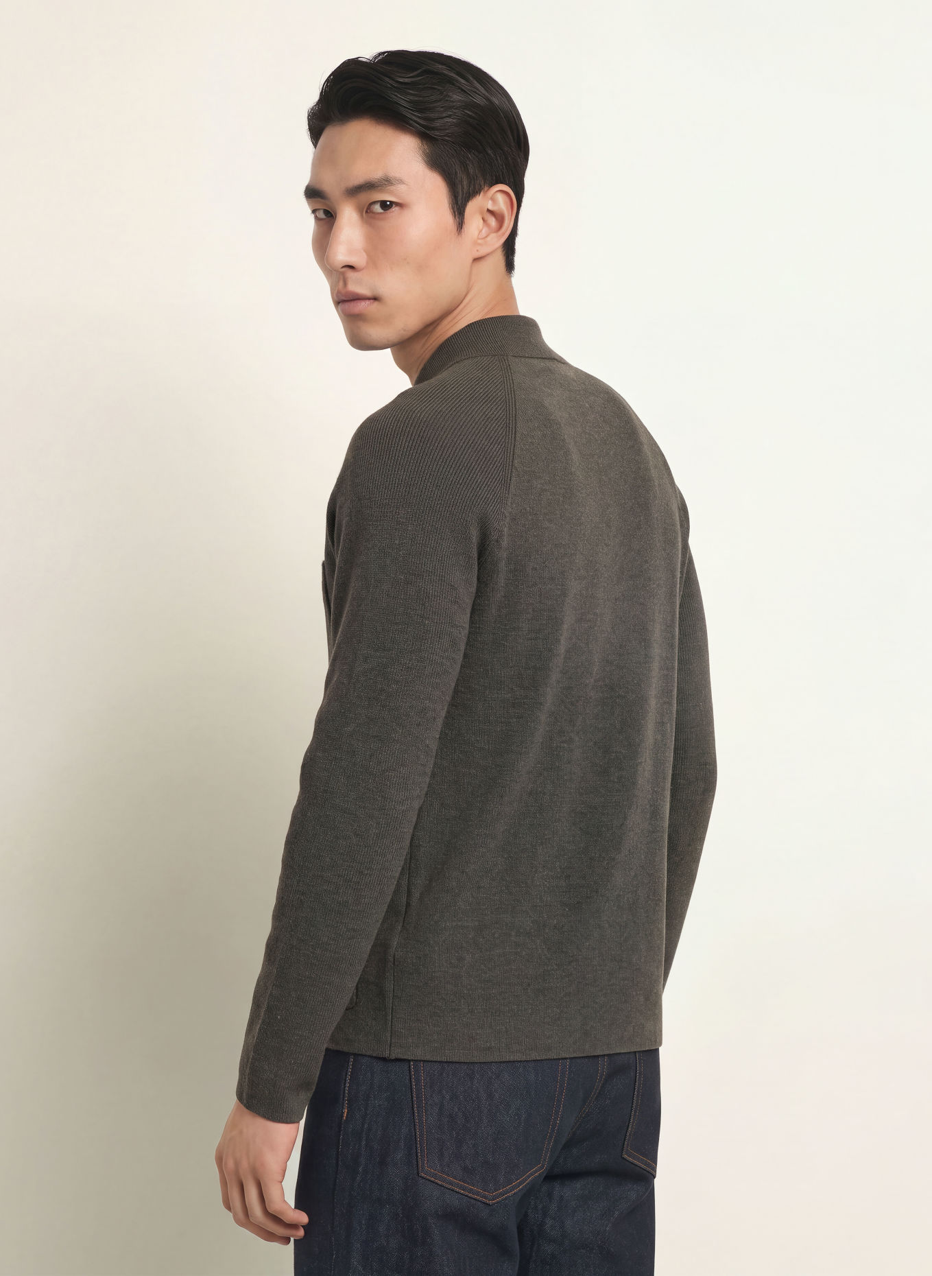 REISS FITZWILLIAM Cardigan: DARK GRAY