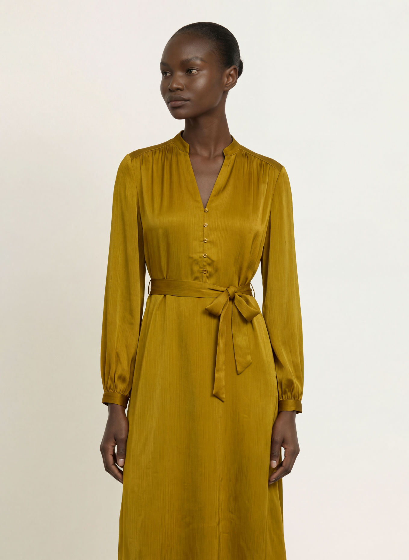 HOBBS Kjole KATIA: KHAKI