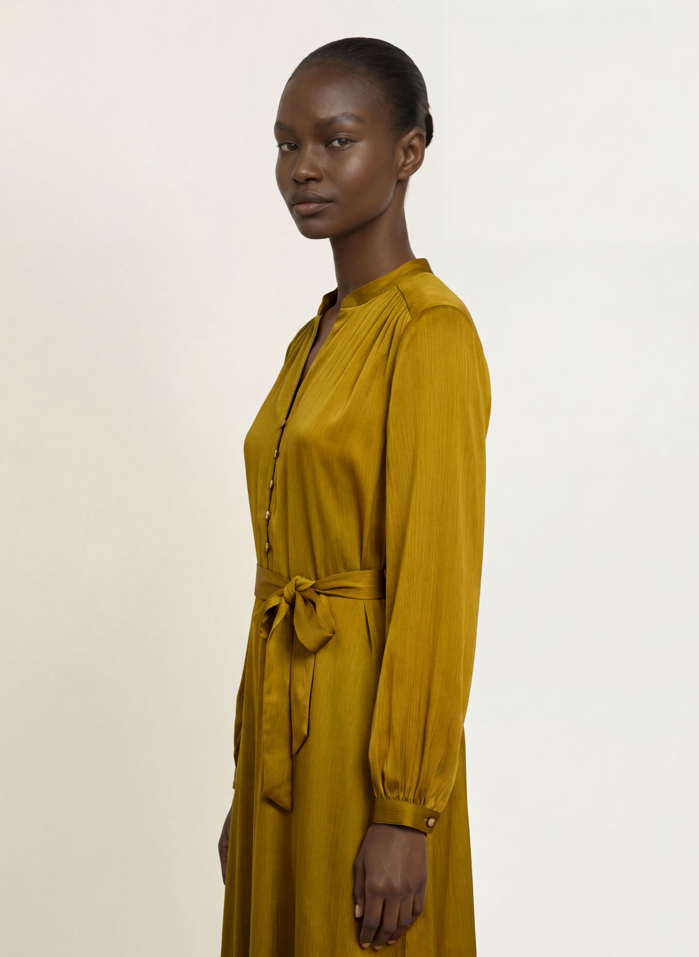 HOBBS Kjole KATIA: KHAKI