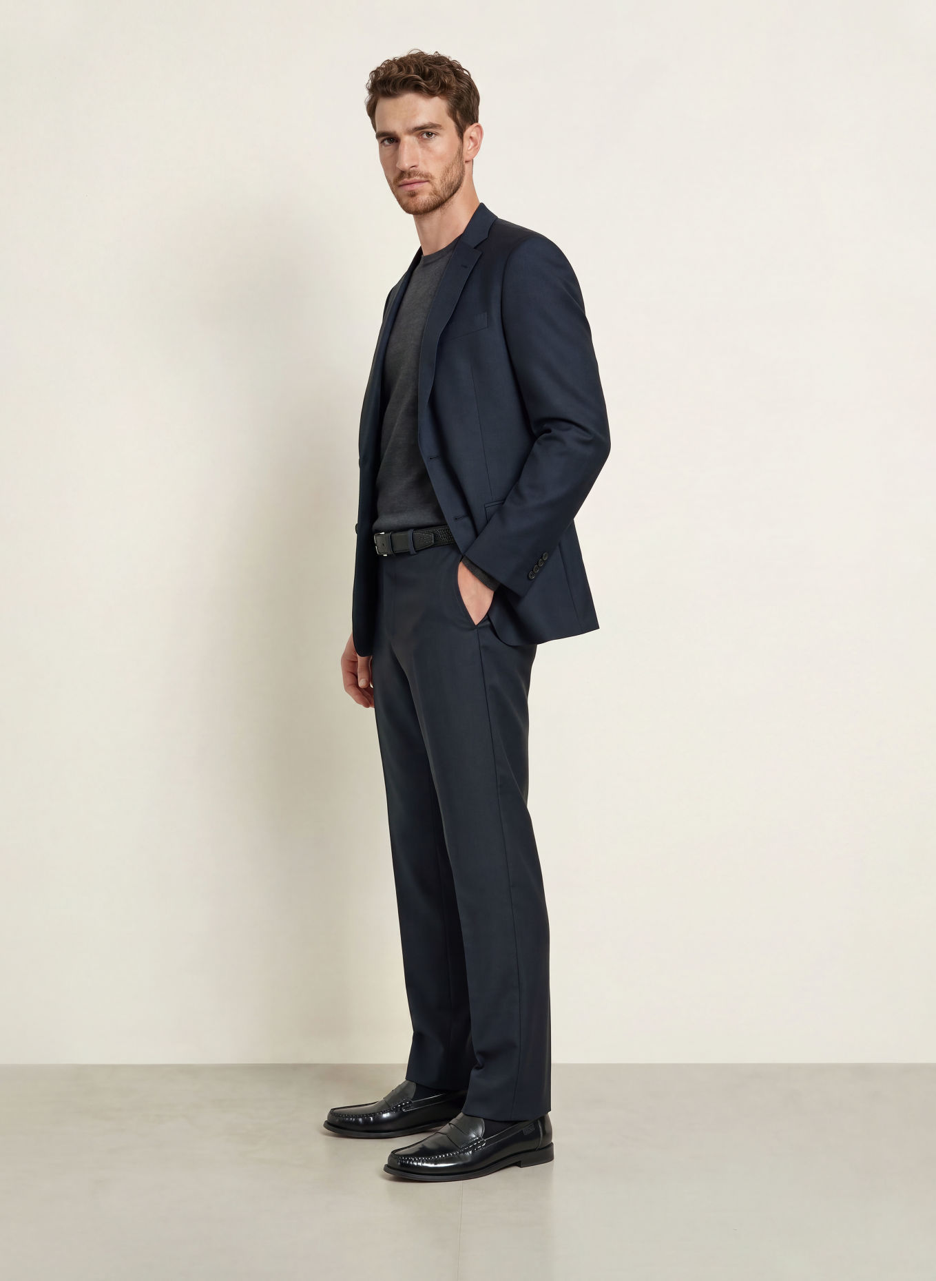 DIGEL PAOLO Modern Fit Suit Trousers: 21 BLAU