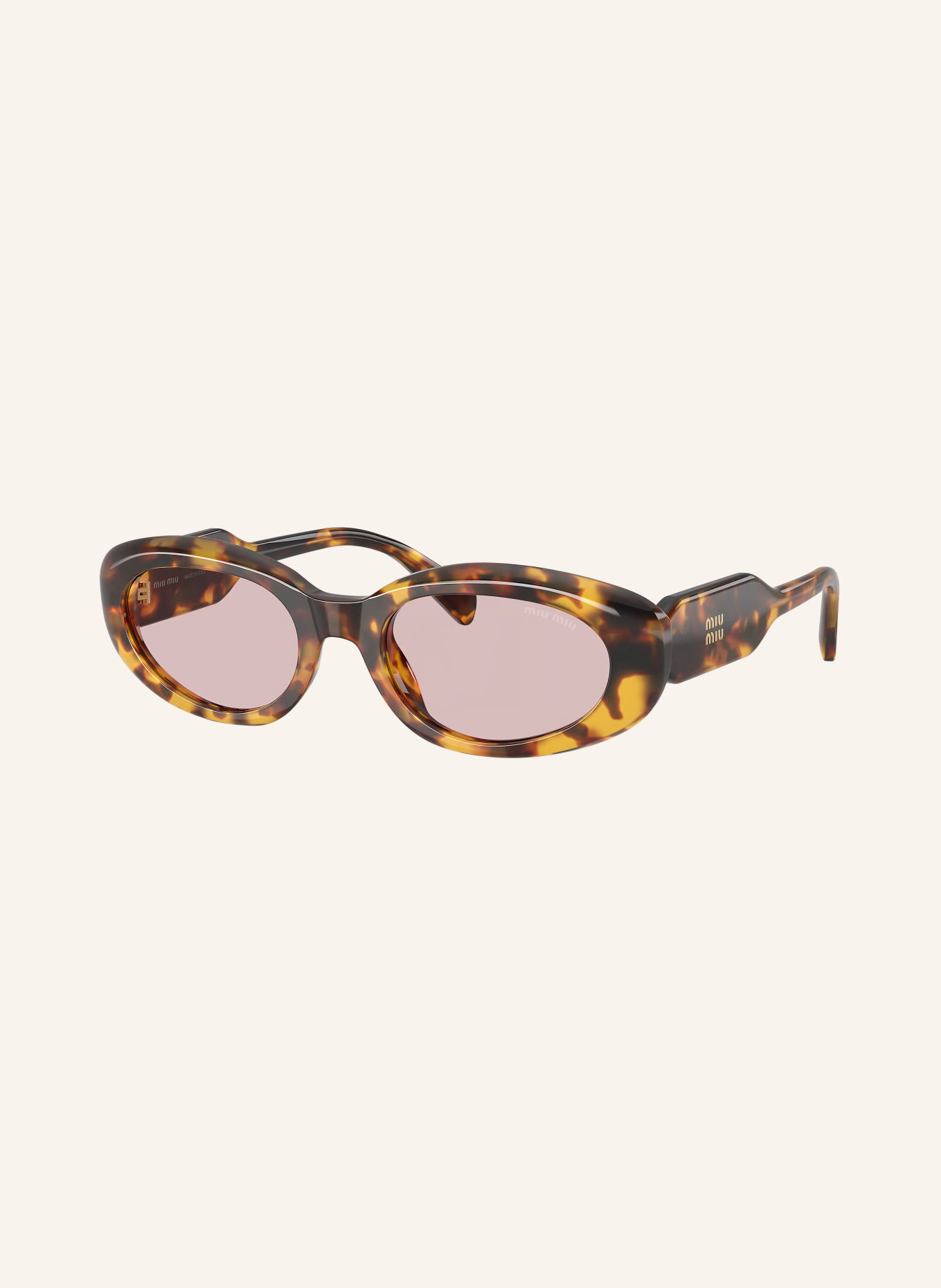 MIU MIU Zonnebril MU C01S: HAVANA/ ROZE