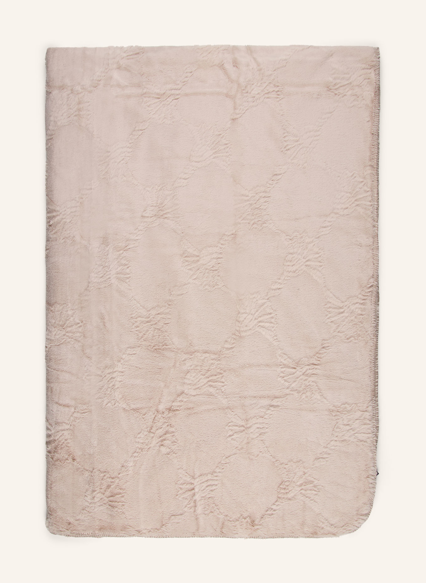 JOOP! Plaid en fausse fourrure J!SUBLIME: TAUPE