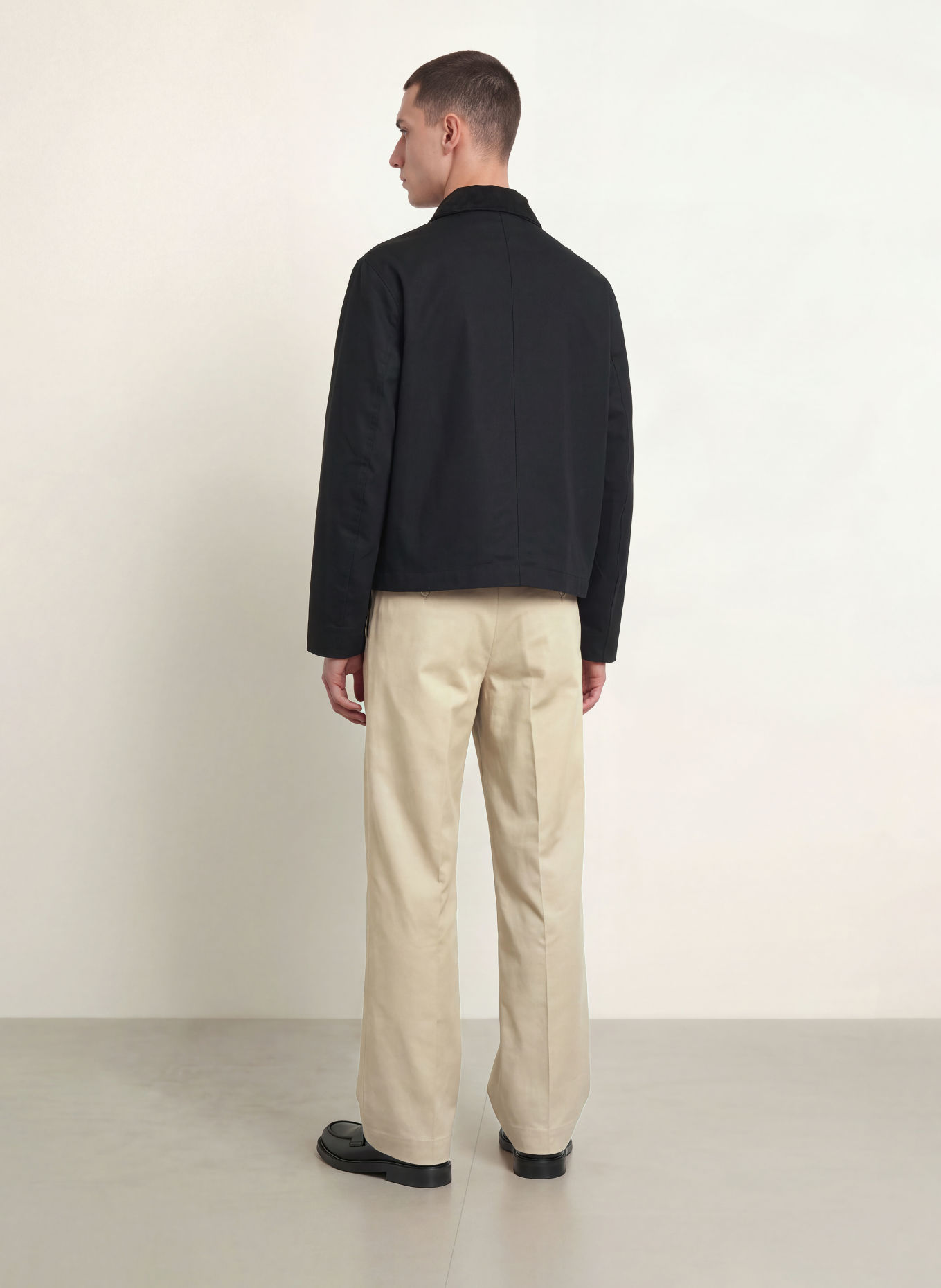 ARKET Jacket in a mix of materials: BLACK