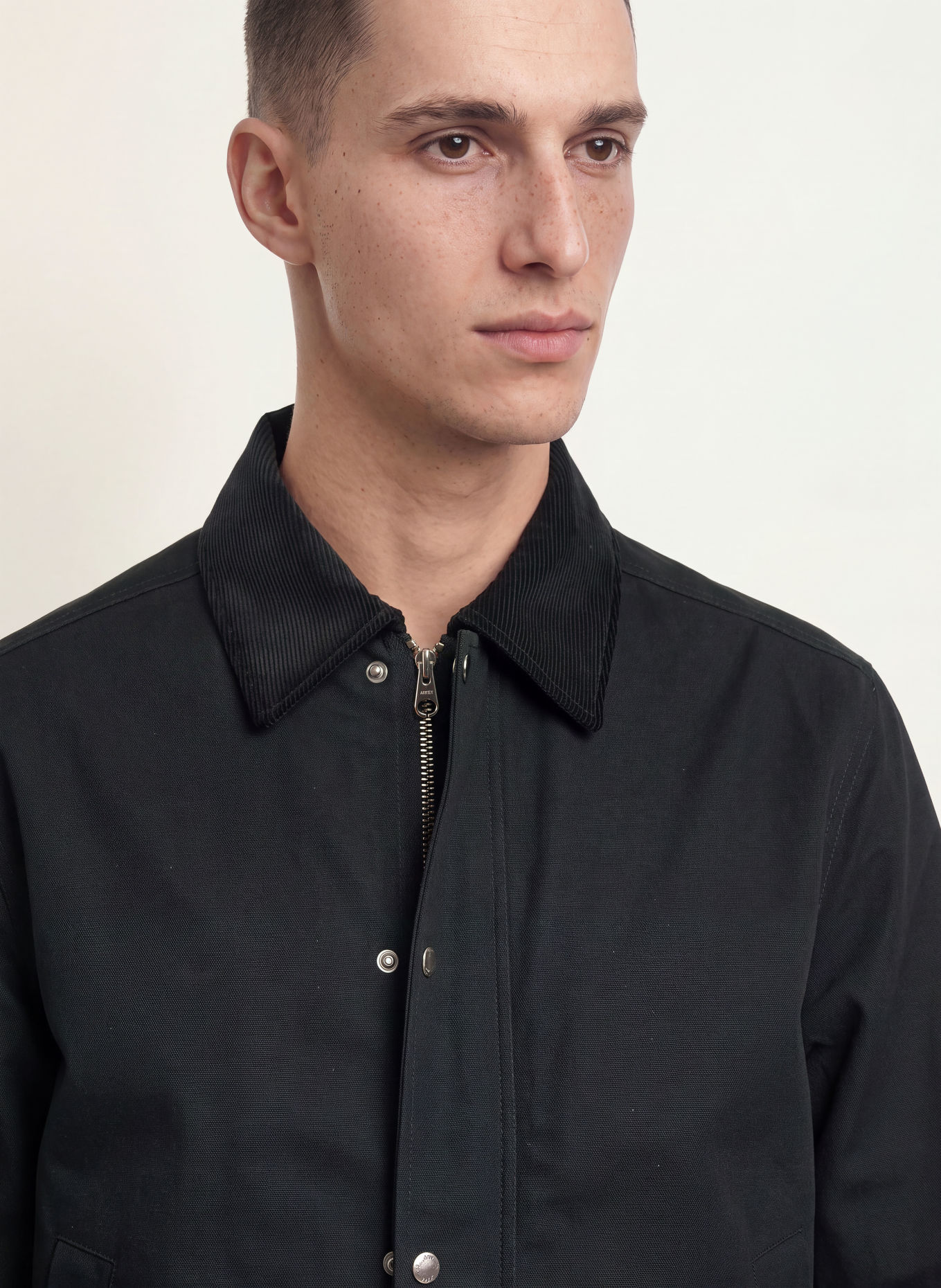 ARKET Jacket in a mix of materials: BLACK
