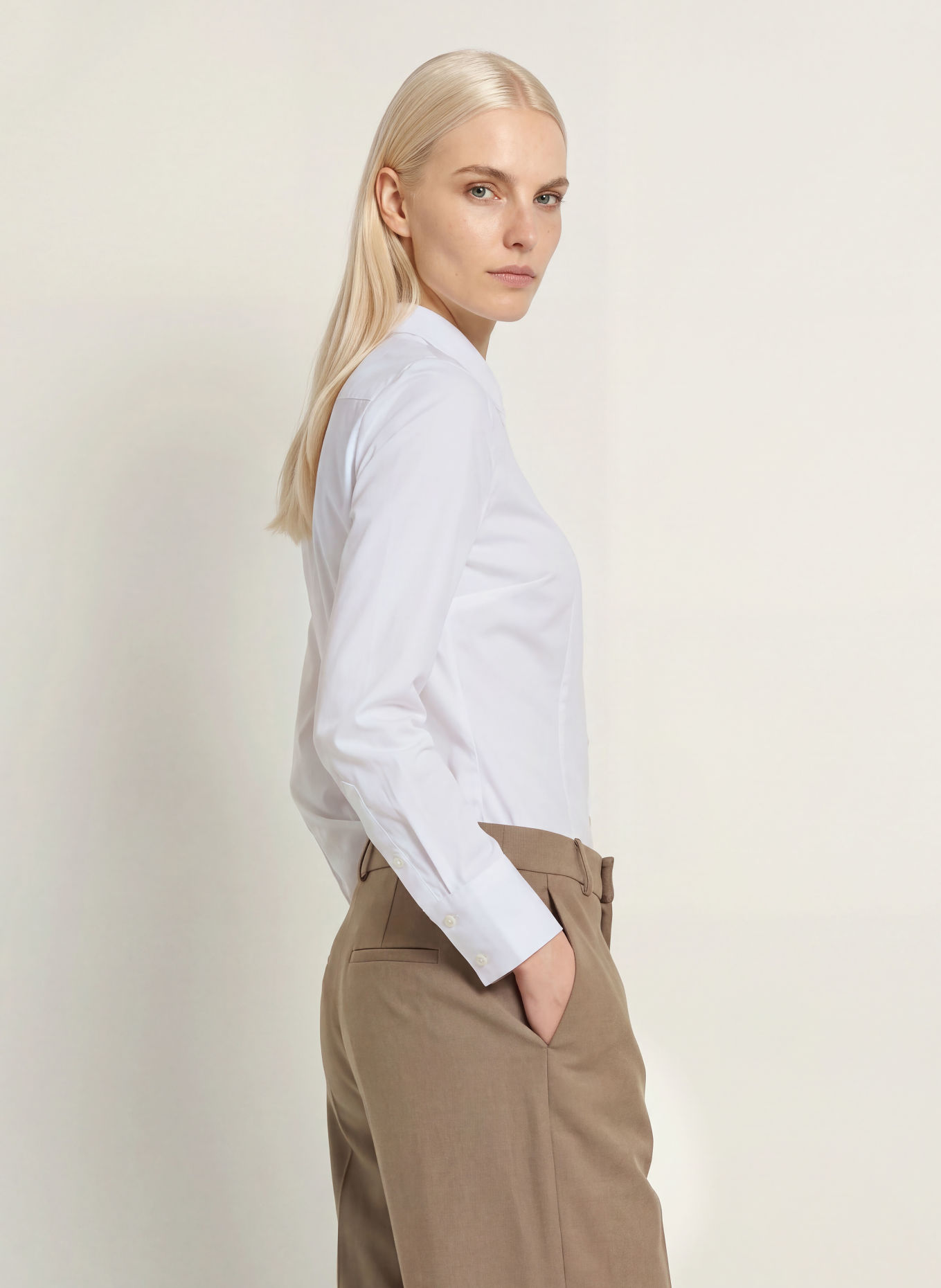 seidensticker Blouse bodysuit: WHITE