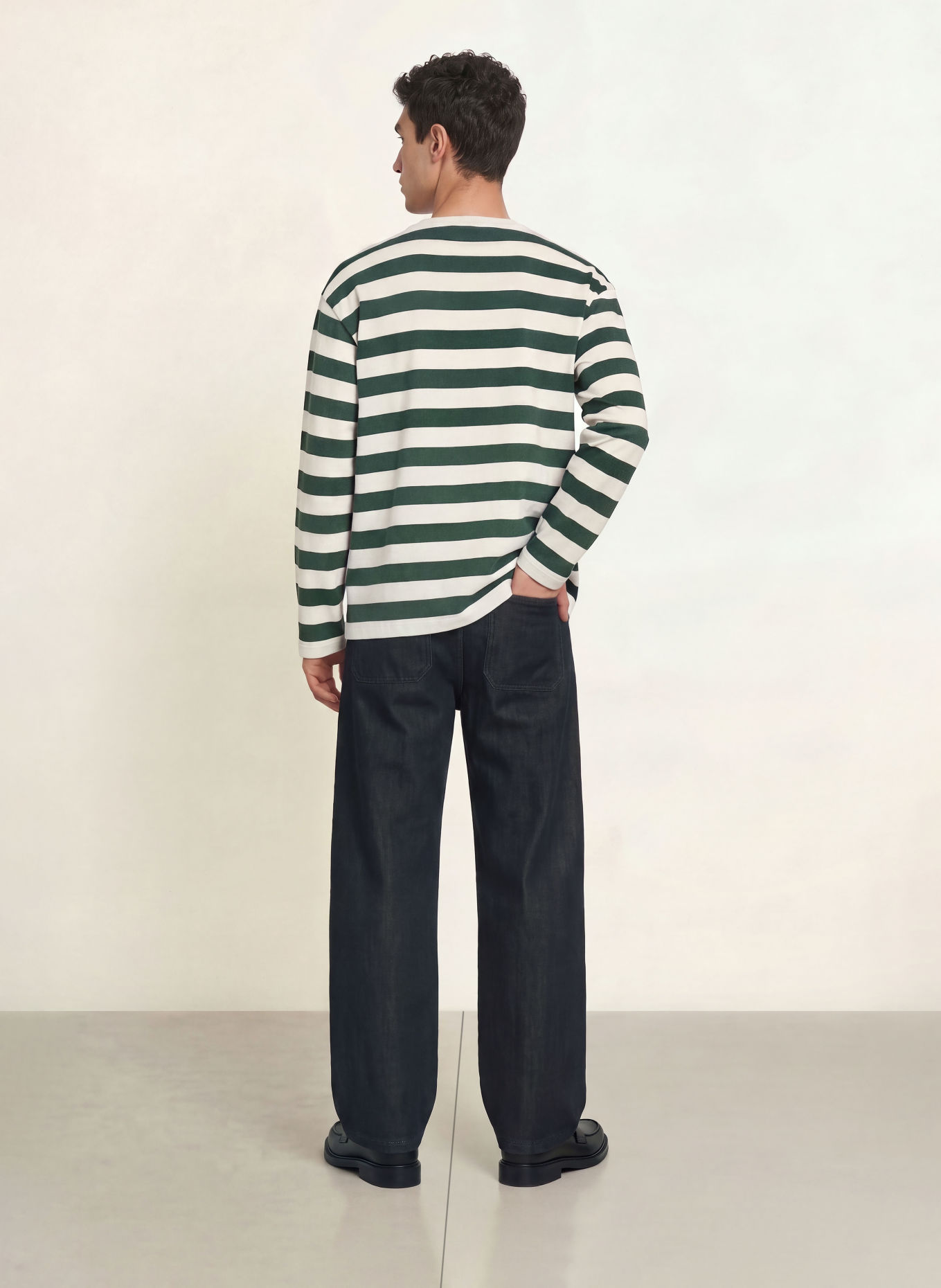 ARKET Jeans Wide Fit: 001 Denim Blue Dark