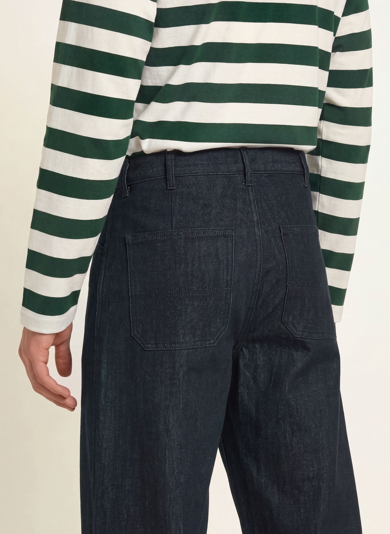 ARKET Jeans Wide Fit: 001 Denim Blue Dark