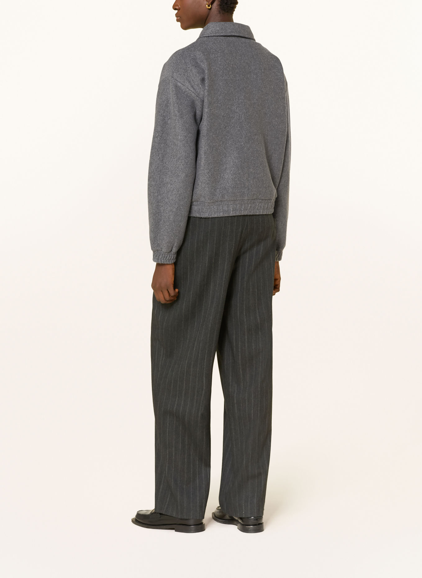 OPUS GERZI Bomber jacket: GRAY