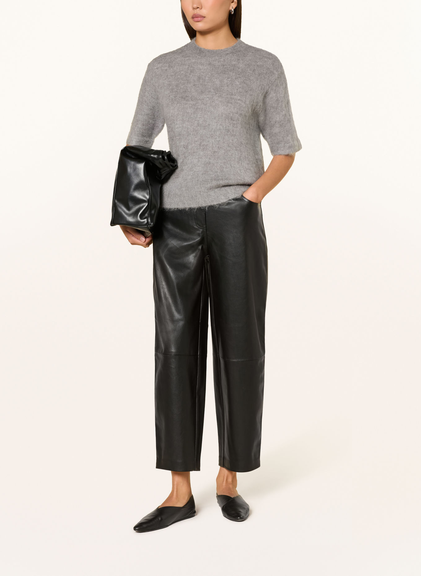 OPUS PAMMI Knit shirt: GRAY