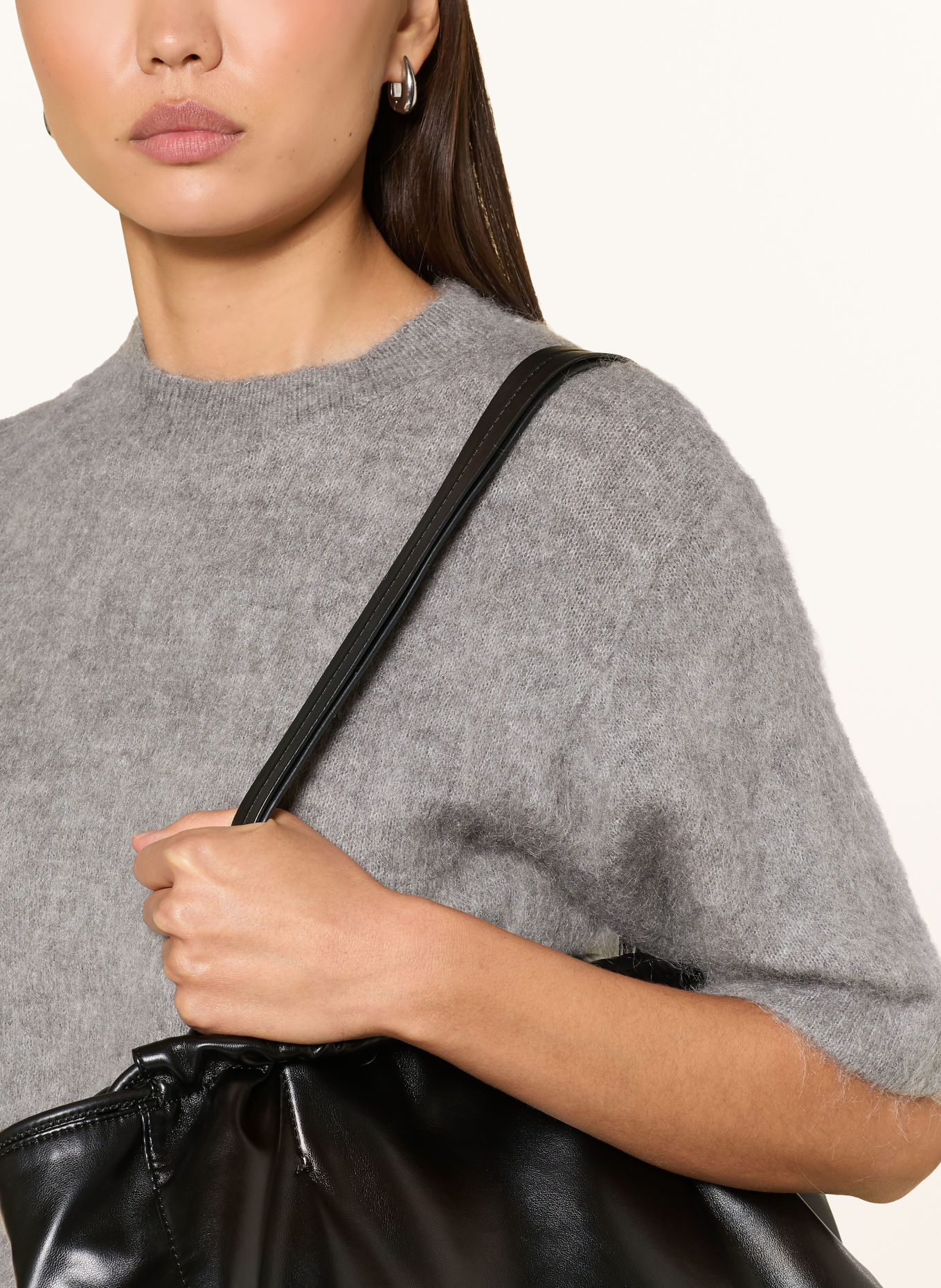 OPUS PAMMI Knit shirt: GRAY