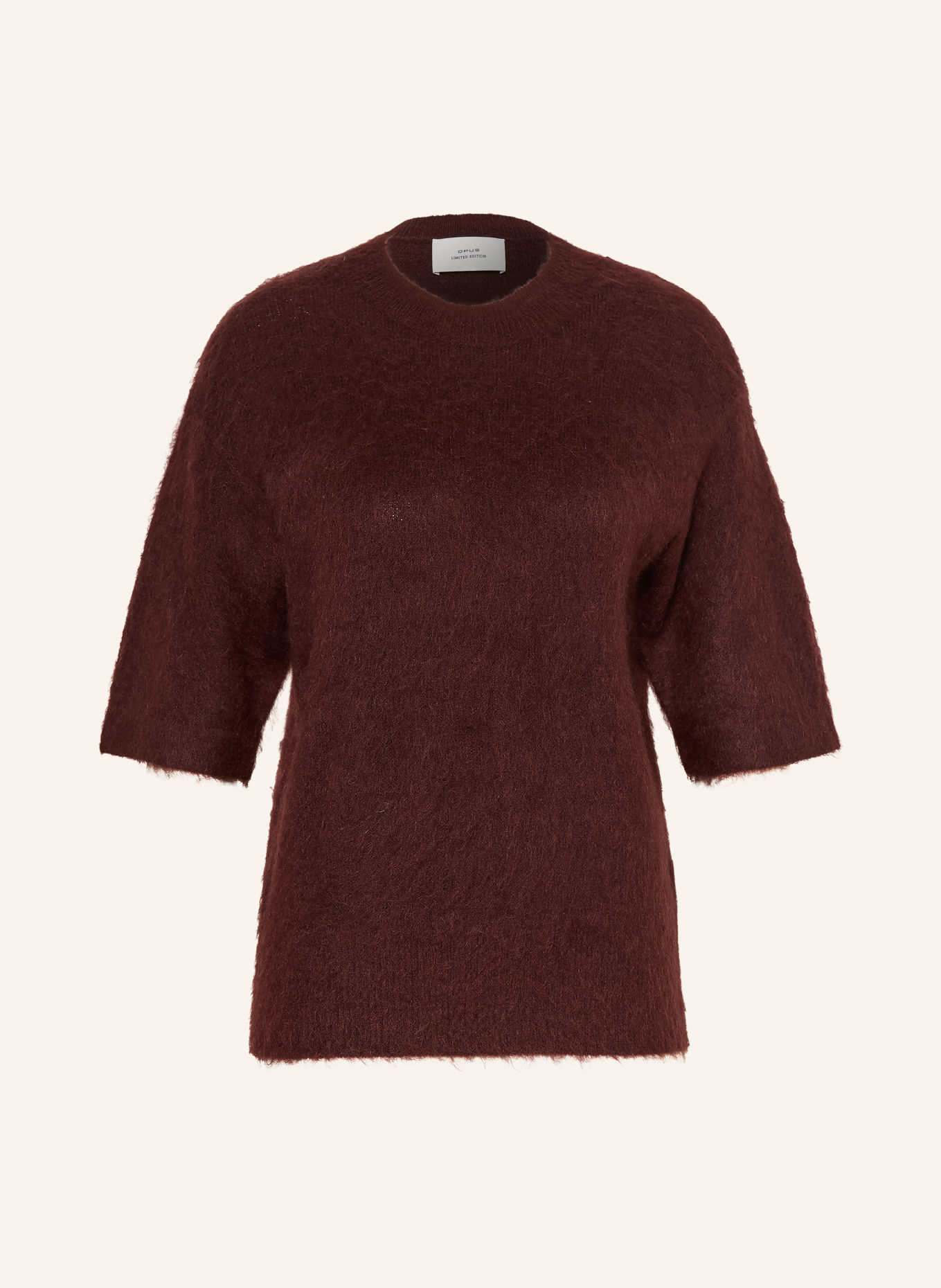 OPUS Strickshirt PAMMI: DUNKELROT
