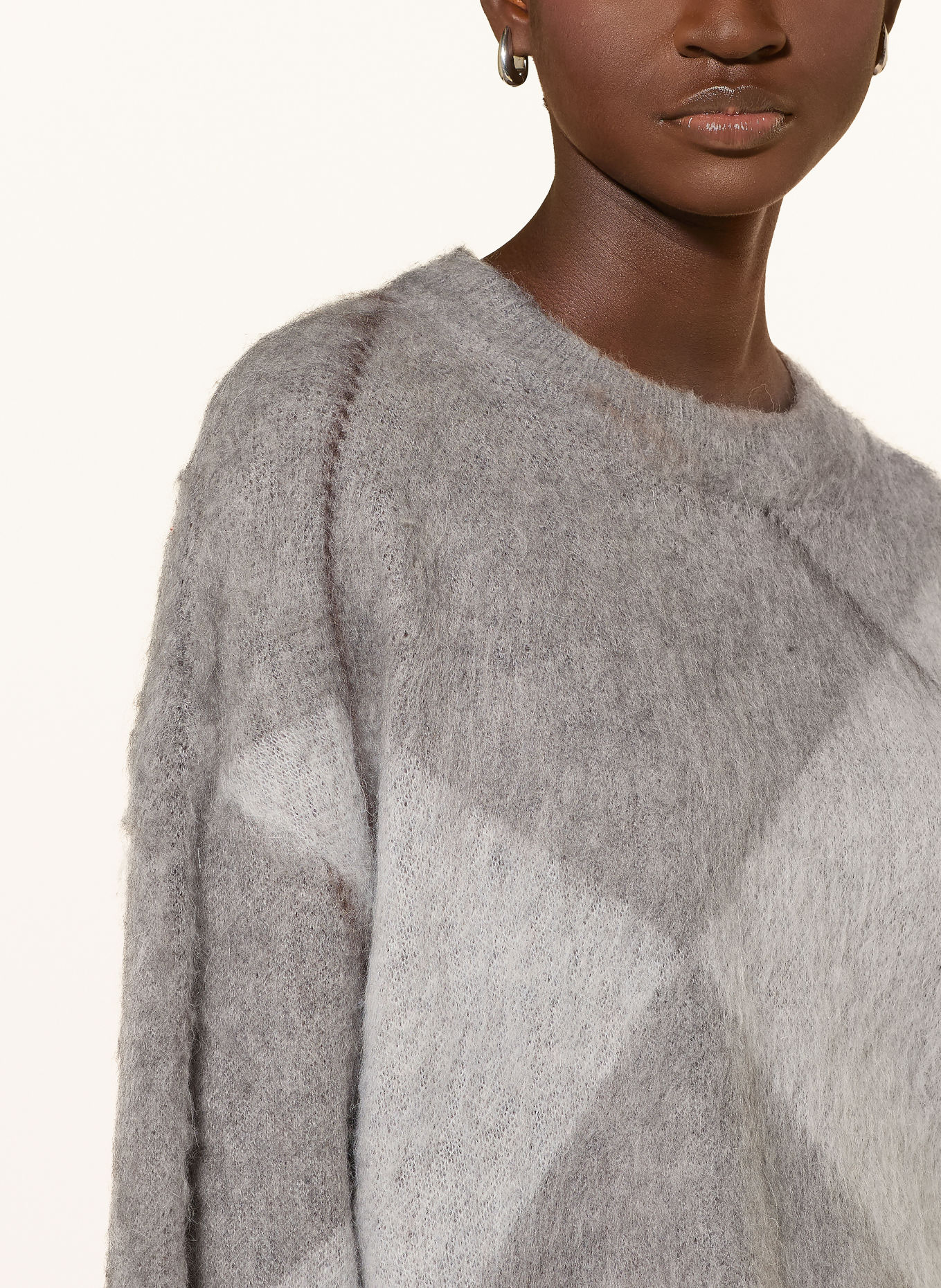 OPUS PARGYLE Sweater: GRAY