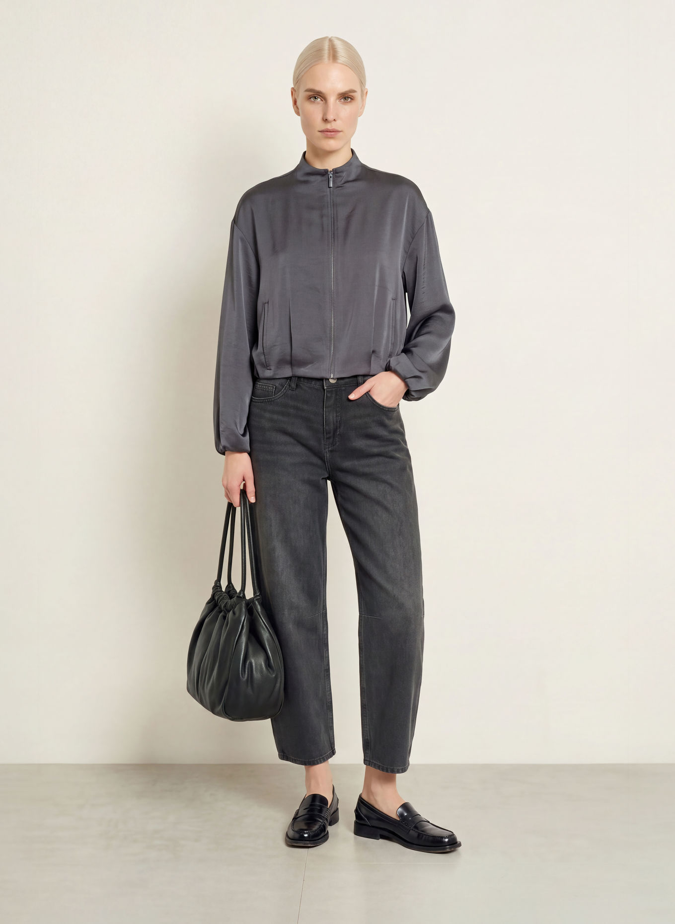 OPUS Barrel Jeans LOLAH EDIT: 70406 black