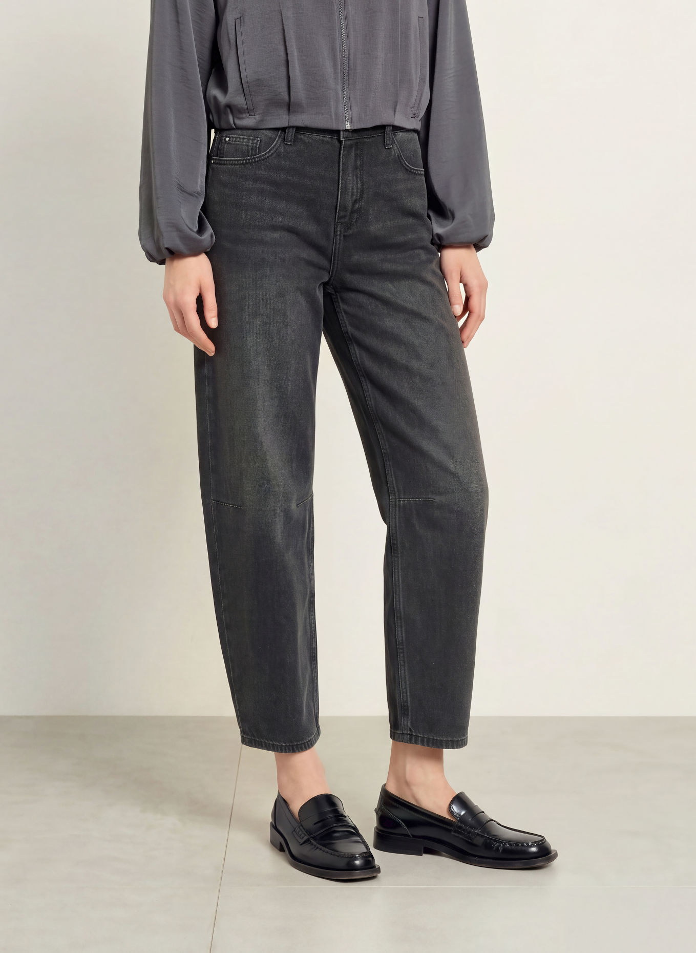 OPUS Barrel Jeans LOLAH EDIT: 70406 black