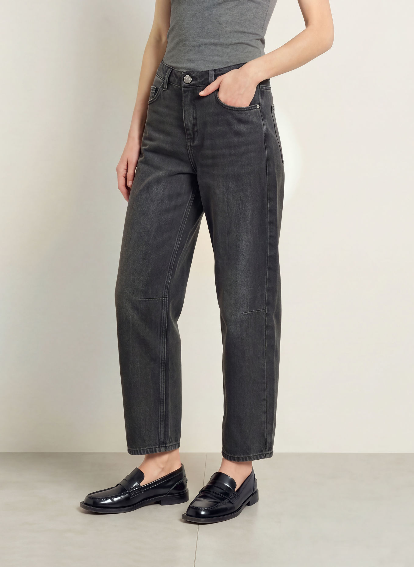OPUS Barrel Jeans LOLAH EDIT: 70406 black