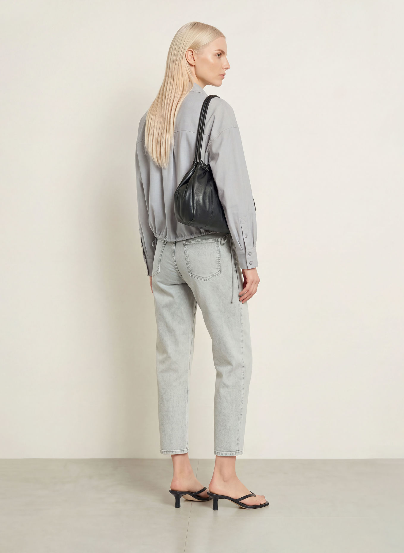 OPUS Barrel jeans MAXIE: 70278 light grey