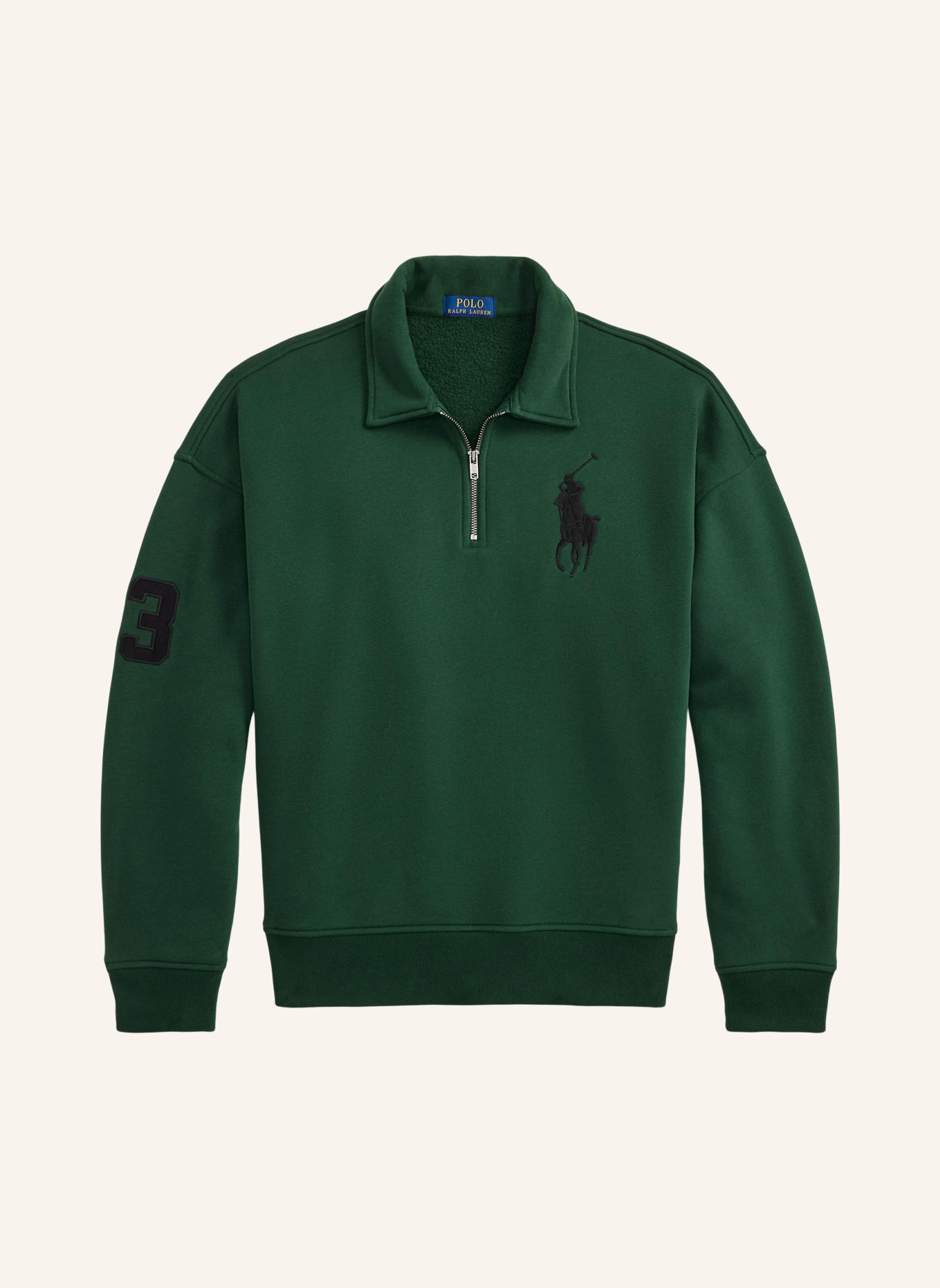 POLO RALPH LAUREN Sweatshirt: DUNKELGRÜN