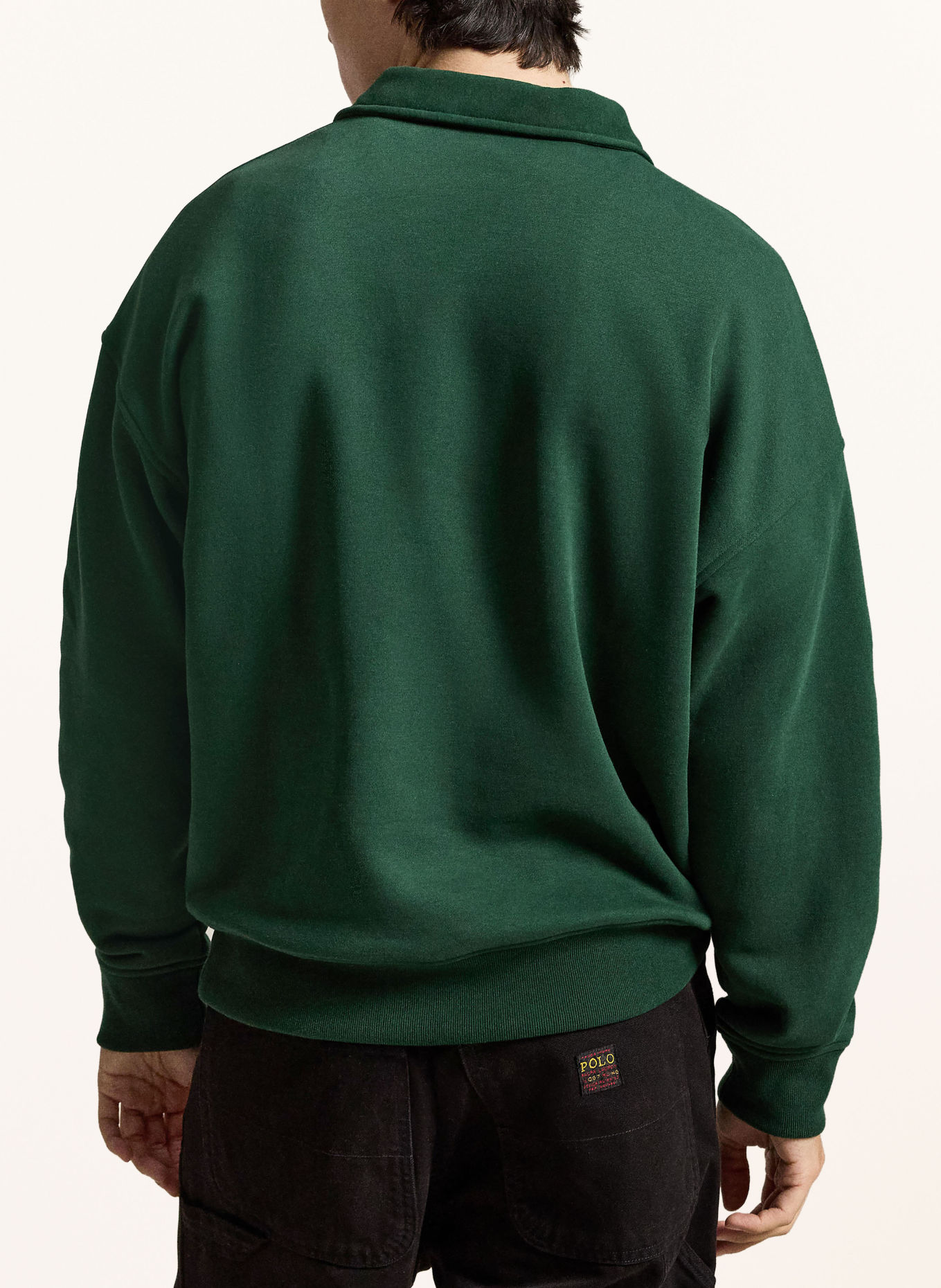 POLO RALPH LAUREN Sweatshirt: DUNKELGRÜN