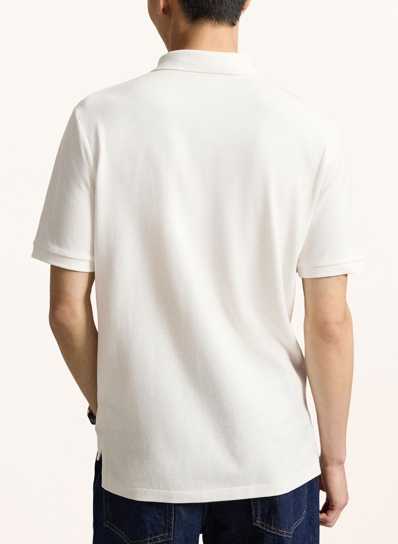 POLO RALPH LAUREN Piqué-poloshirt Classic Fit: WIT