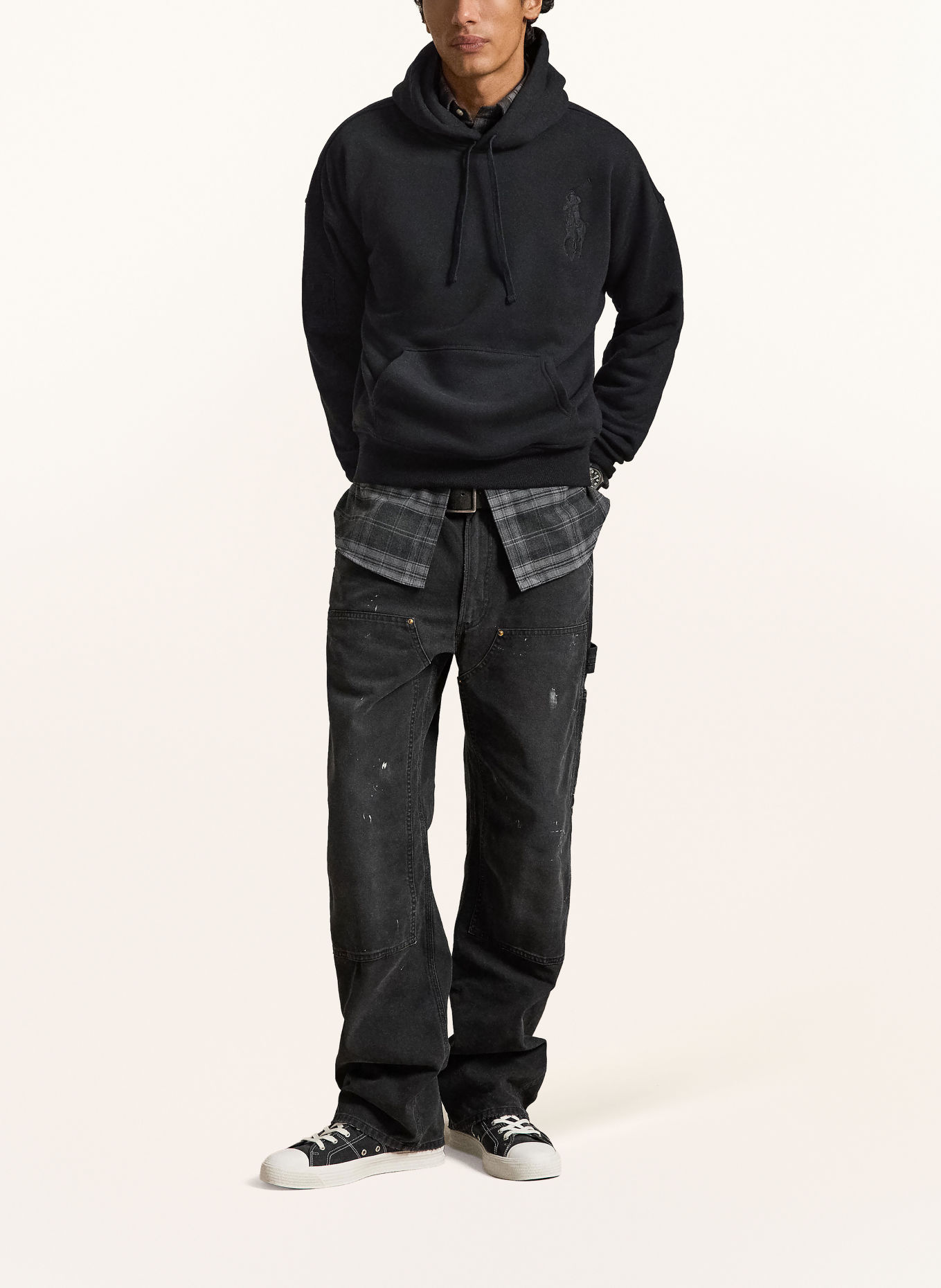 POLO RALPH LAUREN Hoodie: SCHWARZ