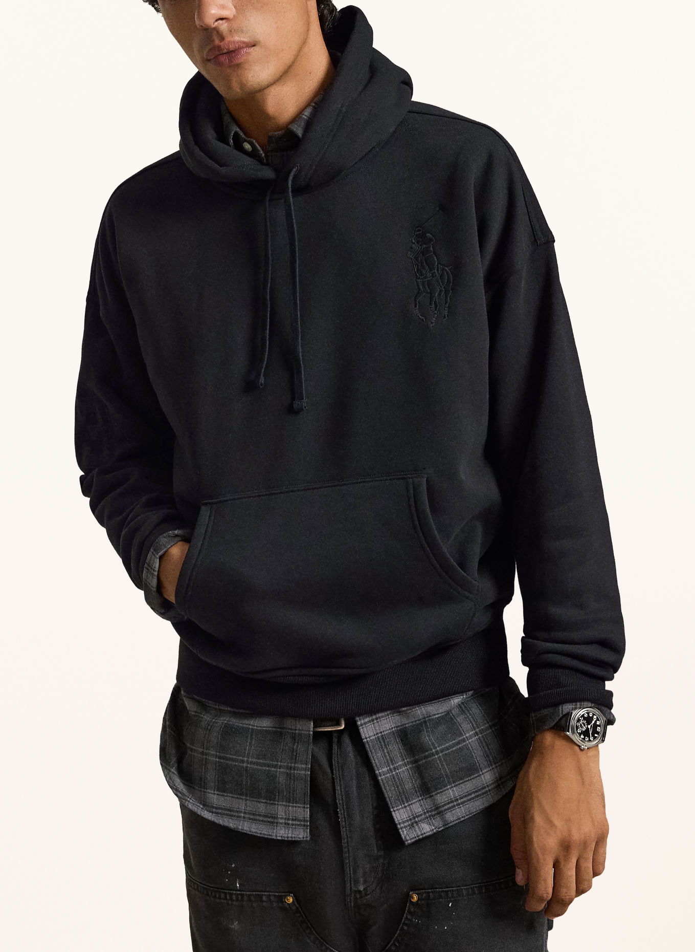 POLO RALPH LAUREN Hoodie: SCHWARZ