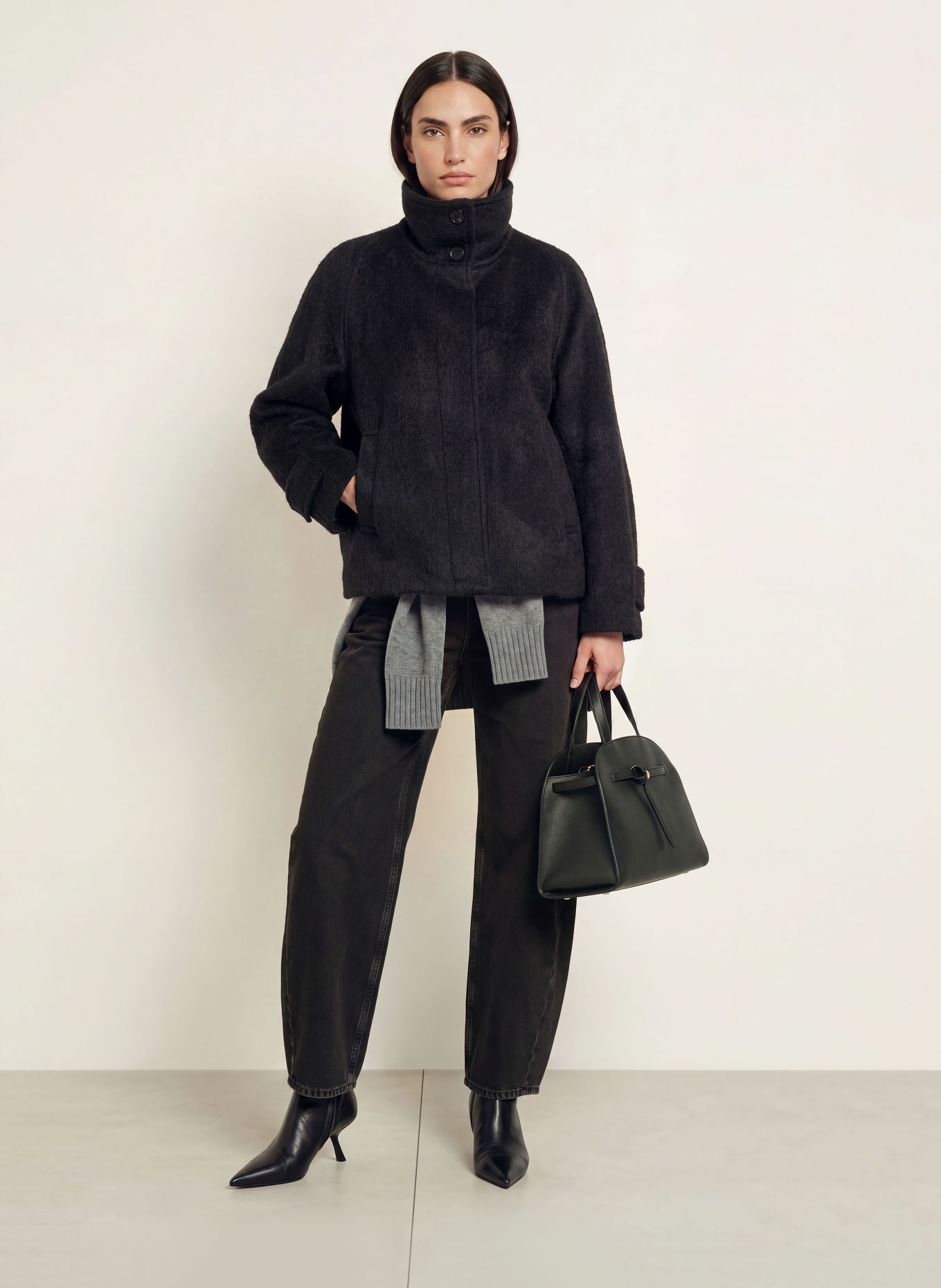 ARKET Jacke: SCHWARZ