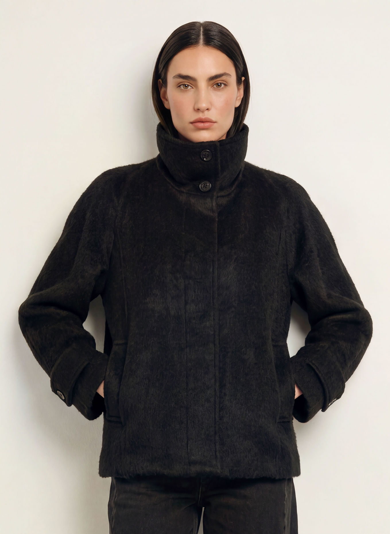 ARKET Jacke: SCHWARZ