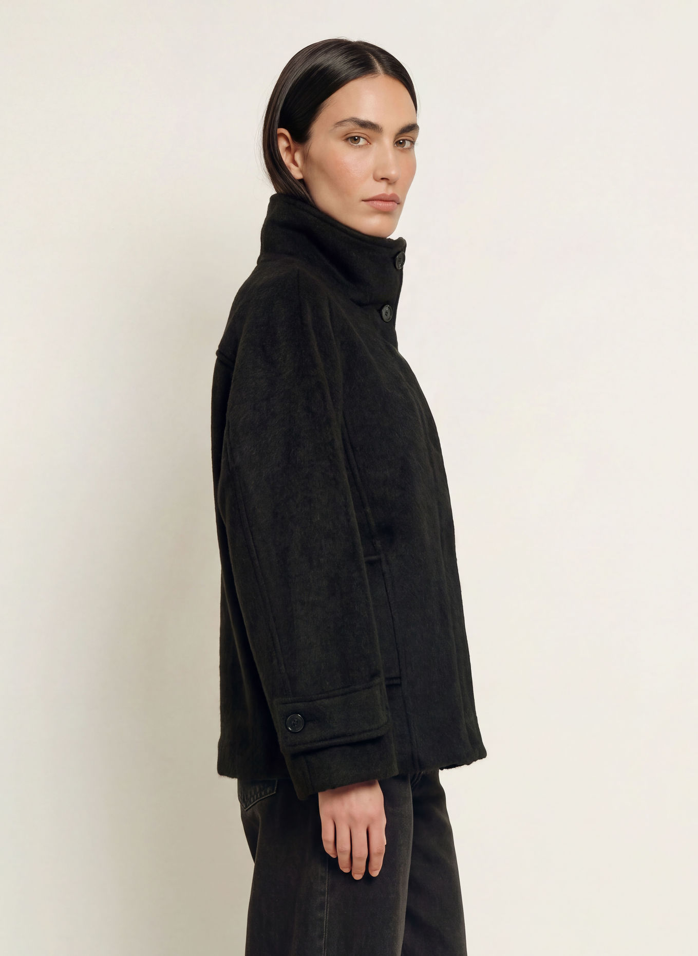 ARKET Jacke: SCHWARZ