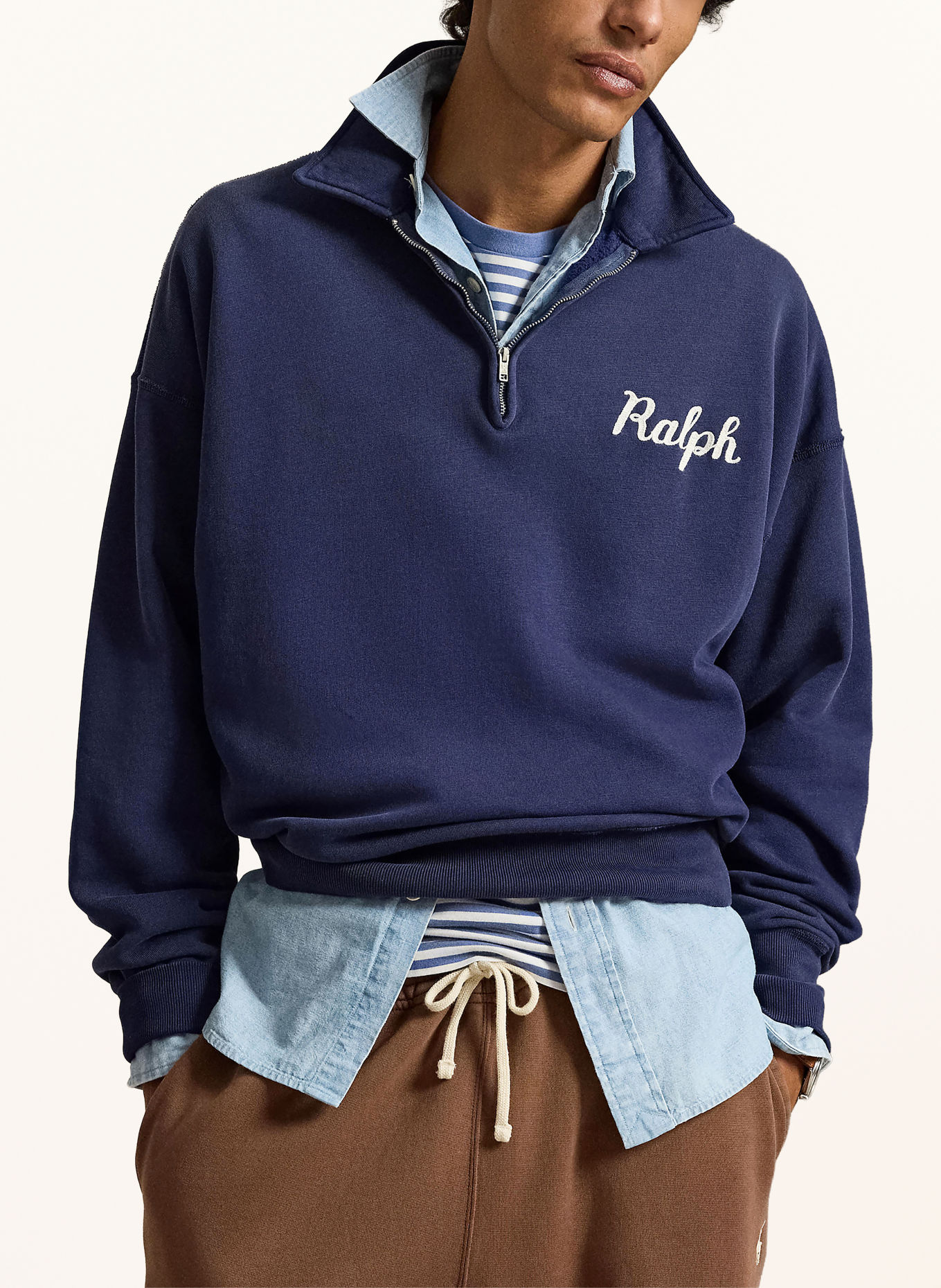 POLO RALPH LAUREN Sweatshirt: DONKERBLAUW