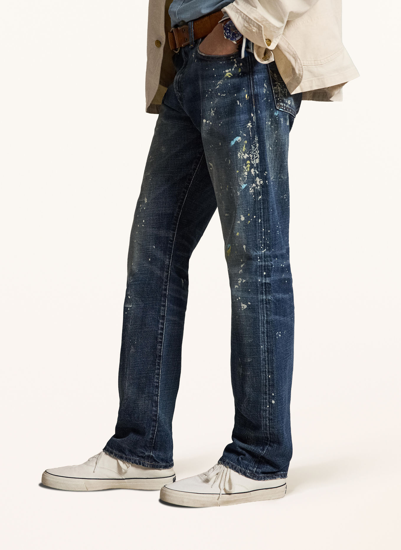 POLO RALPH LAUREN Destroyed jeans met rechte pasvorm: 001 OVERCLIFF
