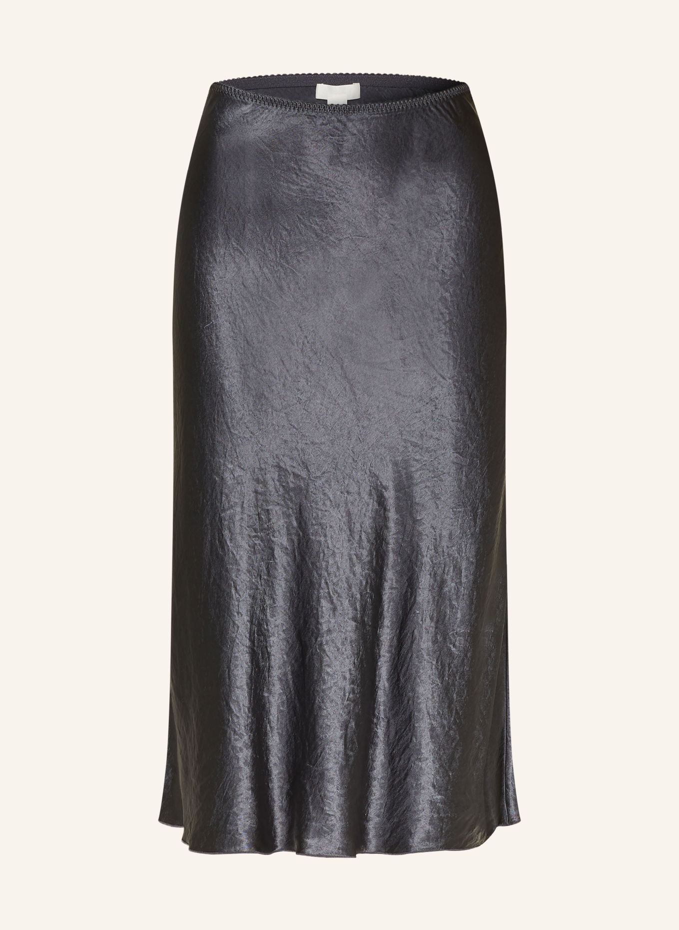 ARKET Satin skirt: DARK GRAY