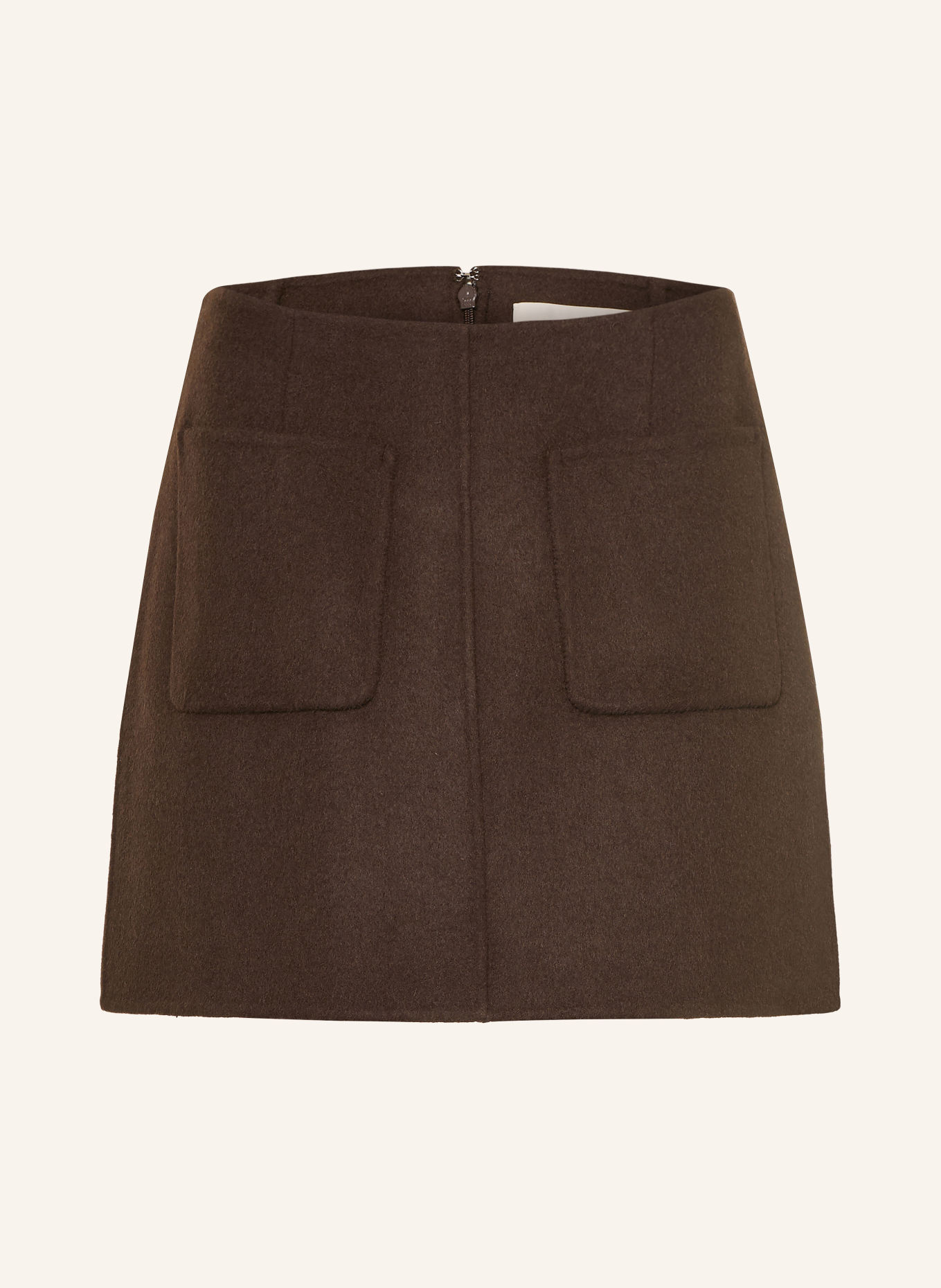 ARKET Skirt: DARK BROWN
