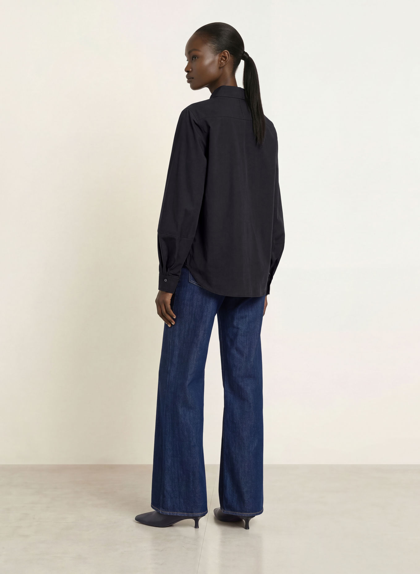 ARKET Shirt blouse: BLACK