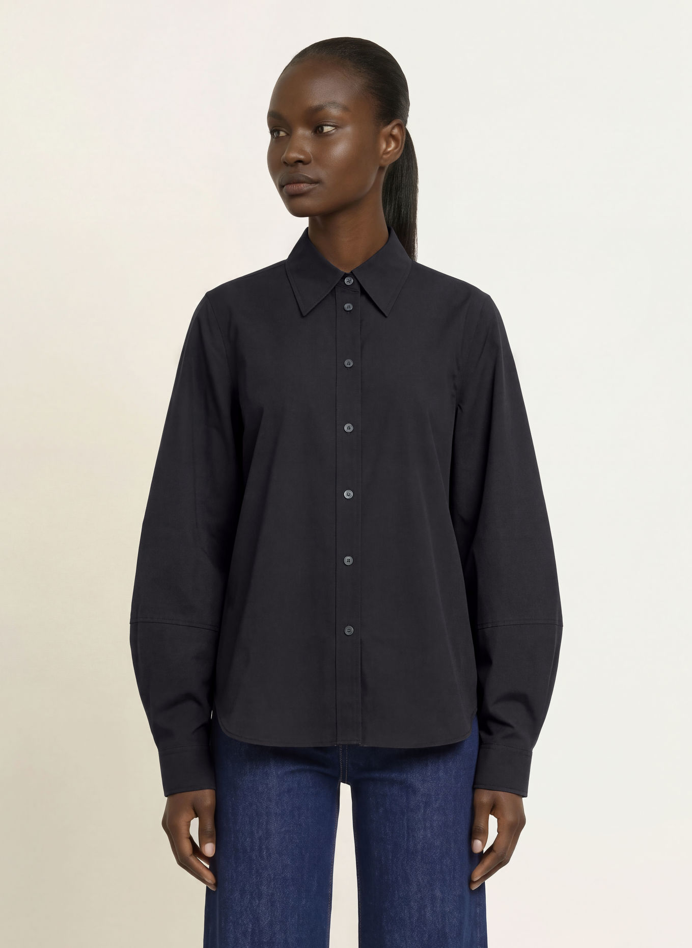 ARKET Shirt blouse: BLACK