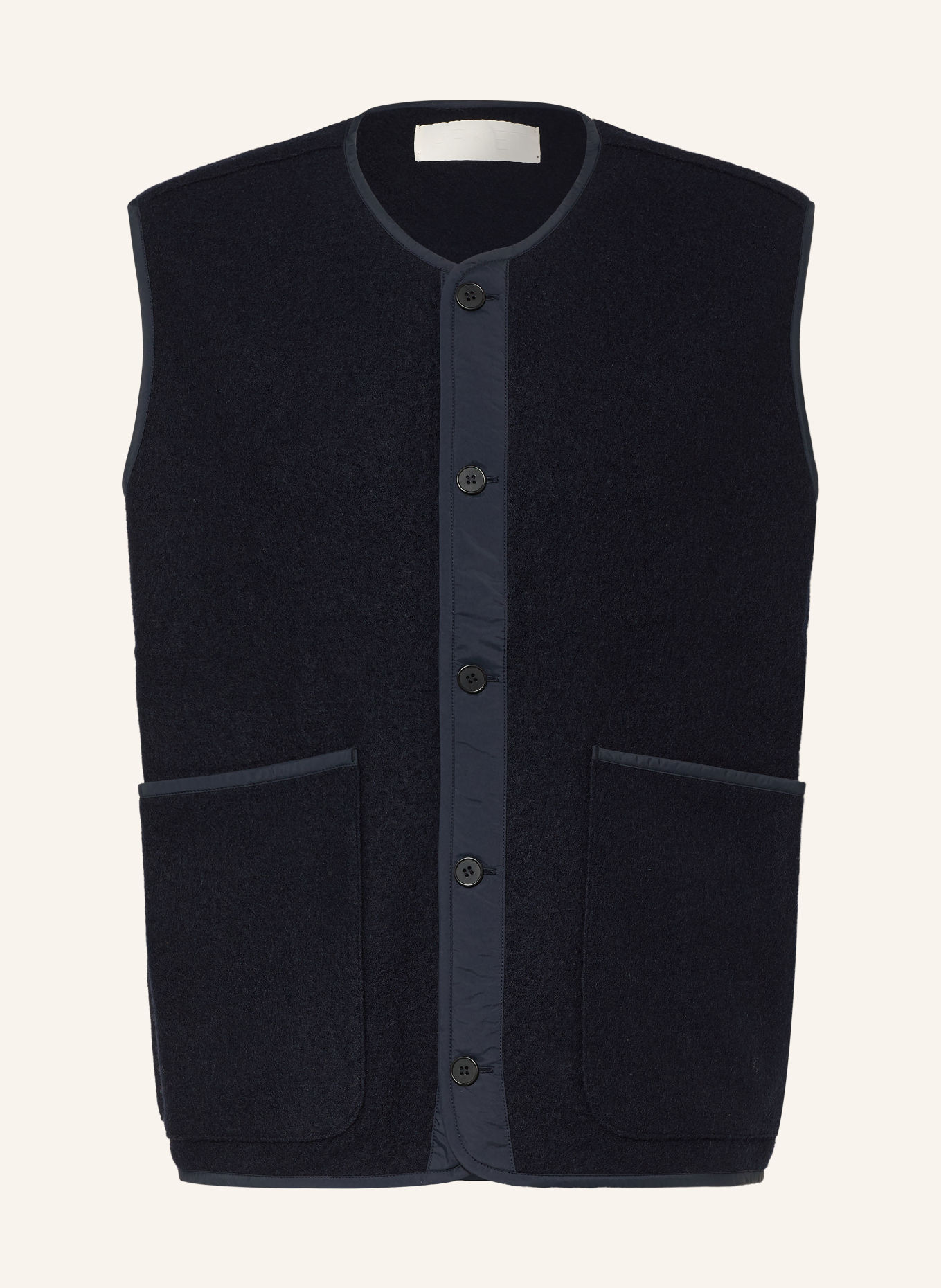 ARKET Knit vest: DARK BLUE