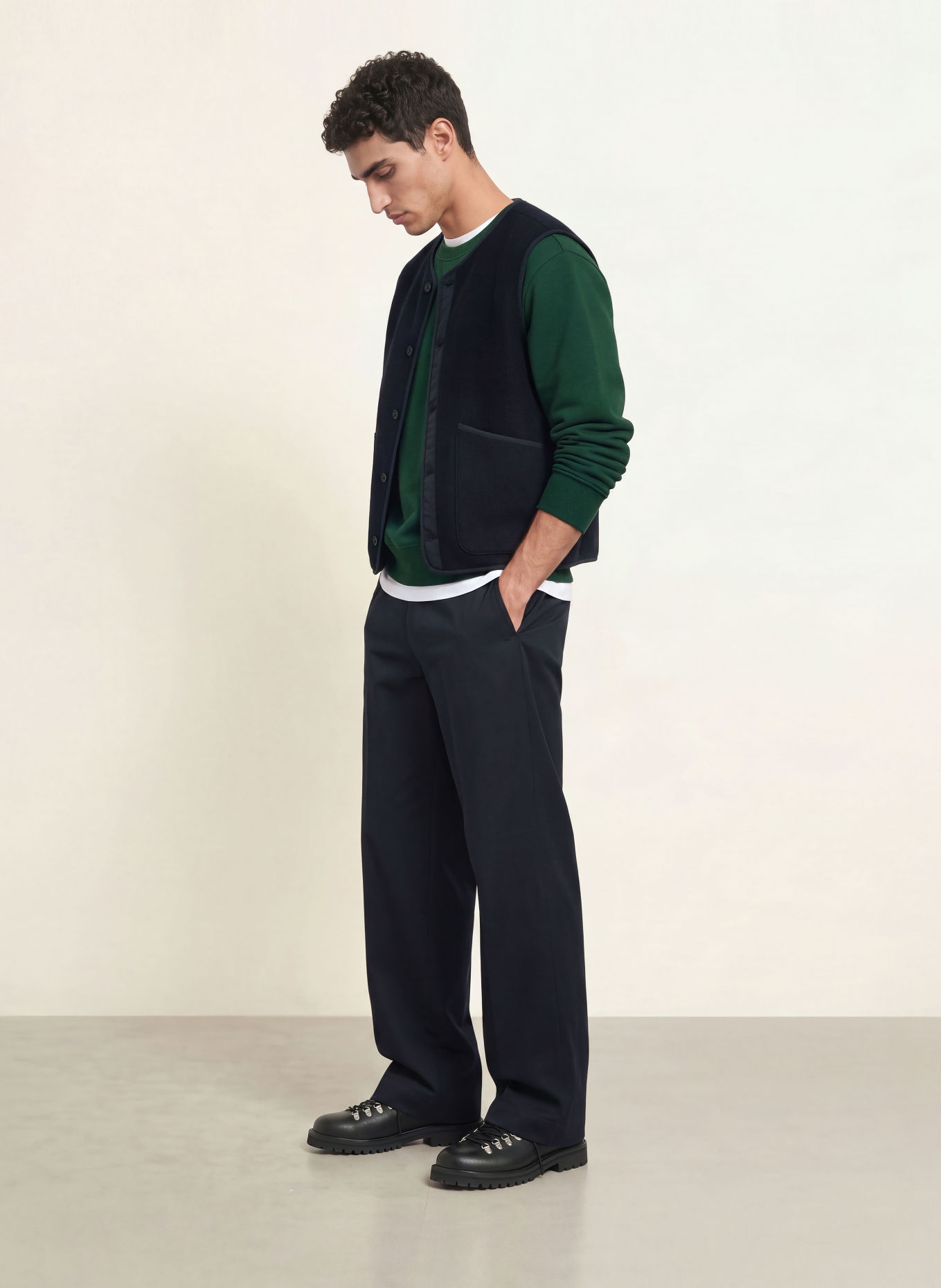 ARKET Knit vest: DARK BLUE