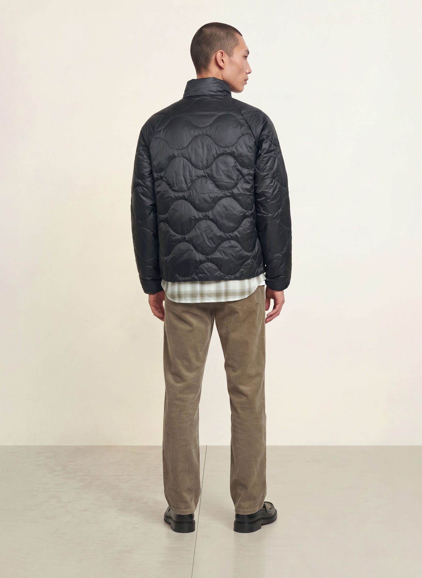 ARKET Lightweight-Daunenjacke: DUNKELGRAU