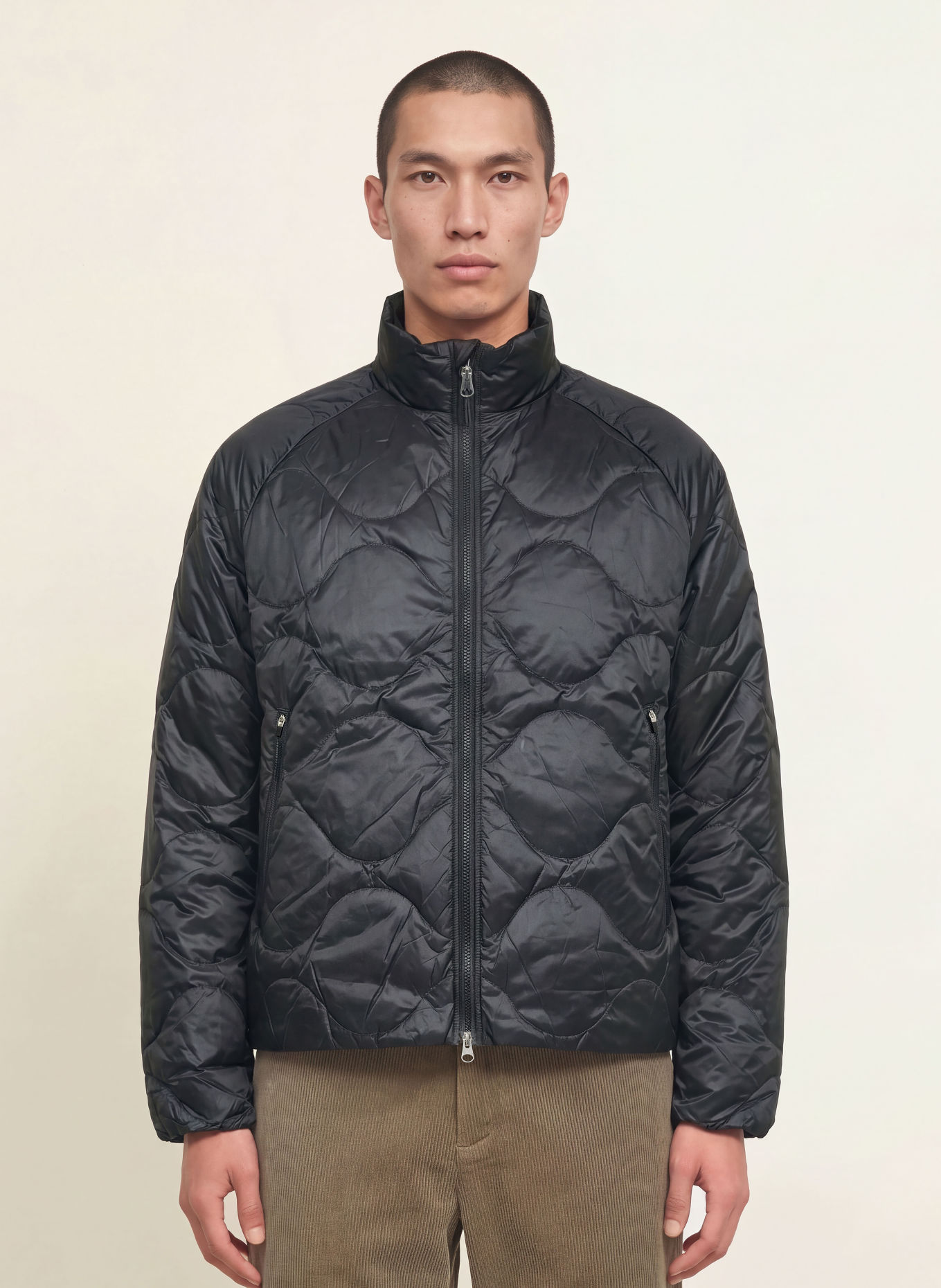 ARKET Lightweight-Daunenjacke: DUNKELGRAU
