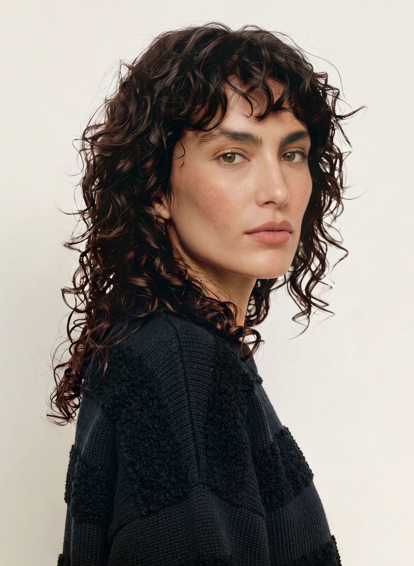 black palms BOUCLI Sweater: BLACK