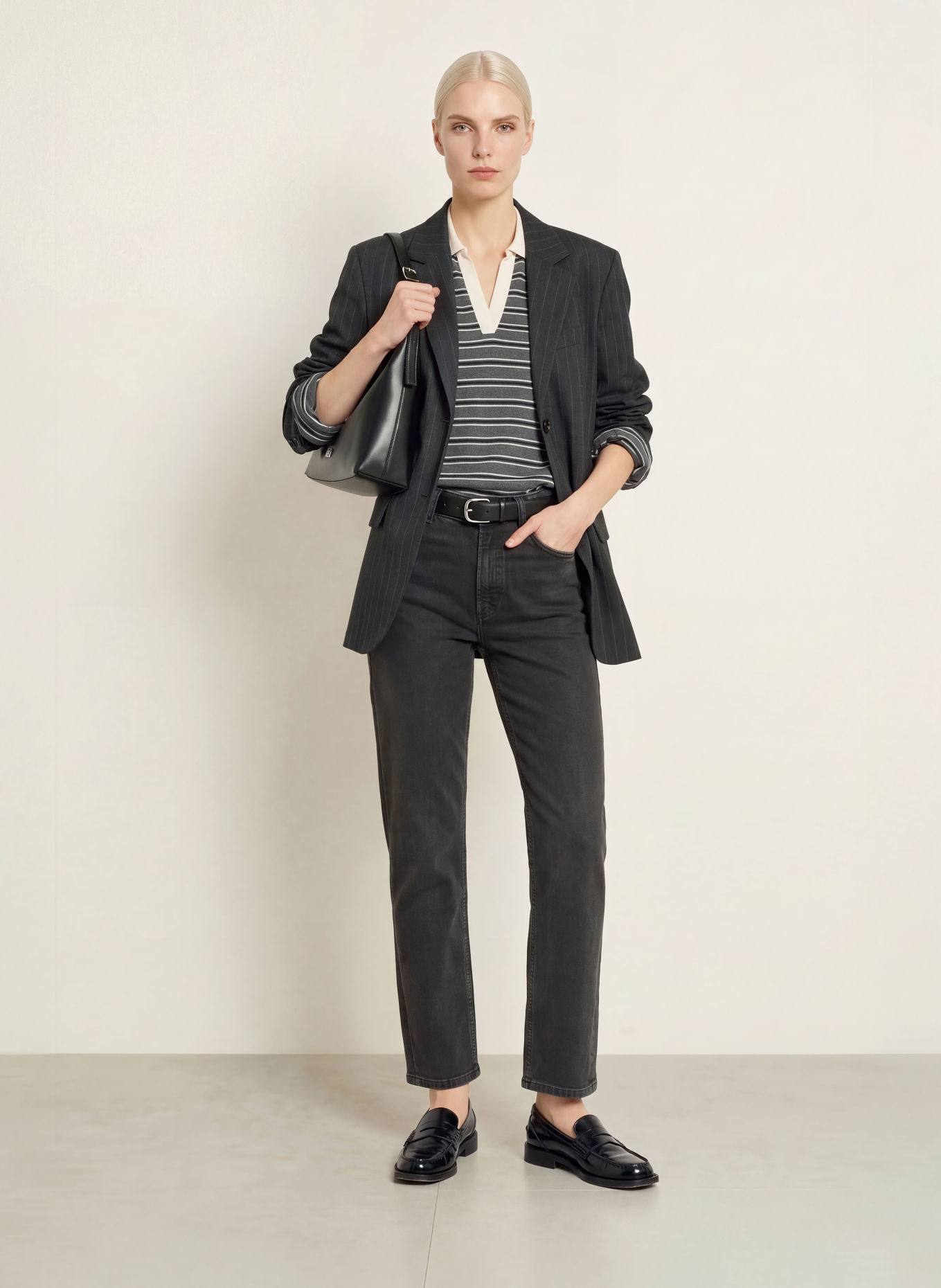 Marc O'Polo Jean droit LEBY: 0532 Dark Grey_Multi_01